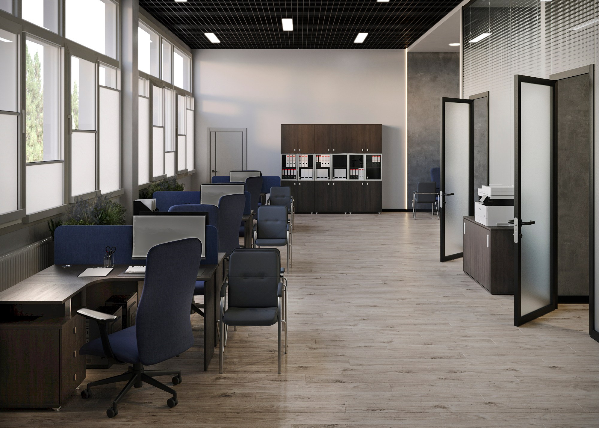 Офис компании Красносельское ш. Дизайнер интерьера в Санкт-Петербурге Ольга Рытаровская