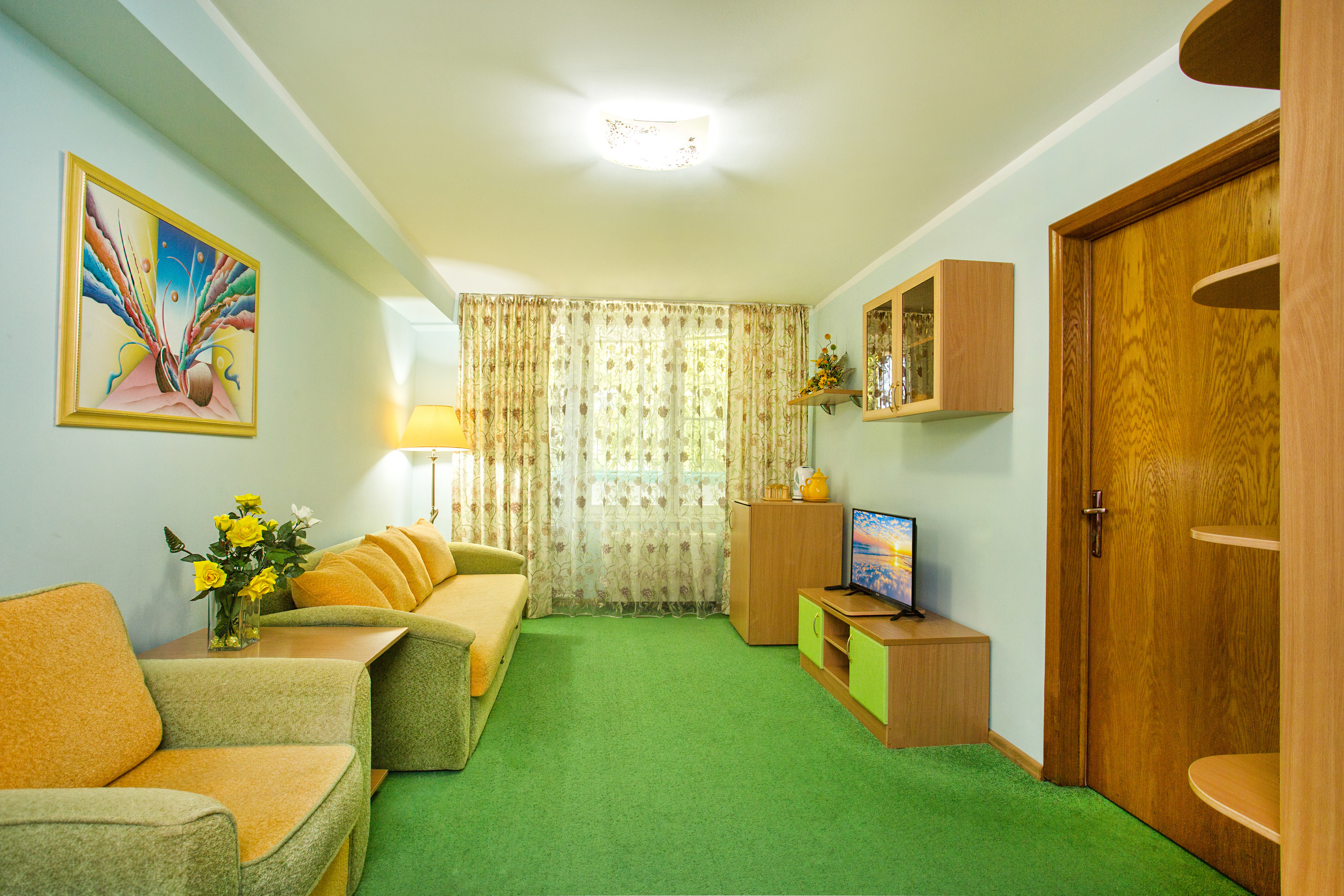 Пример интерьерной фотосъемки - Санаторий Ивушка. Услуги фотографа в Сочи