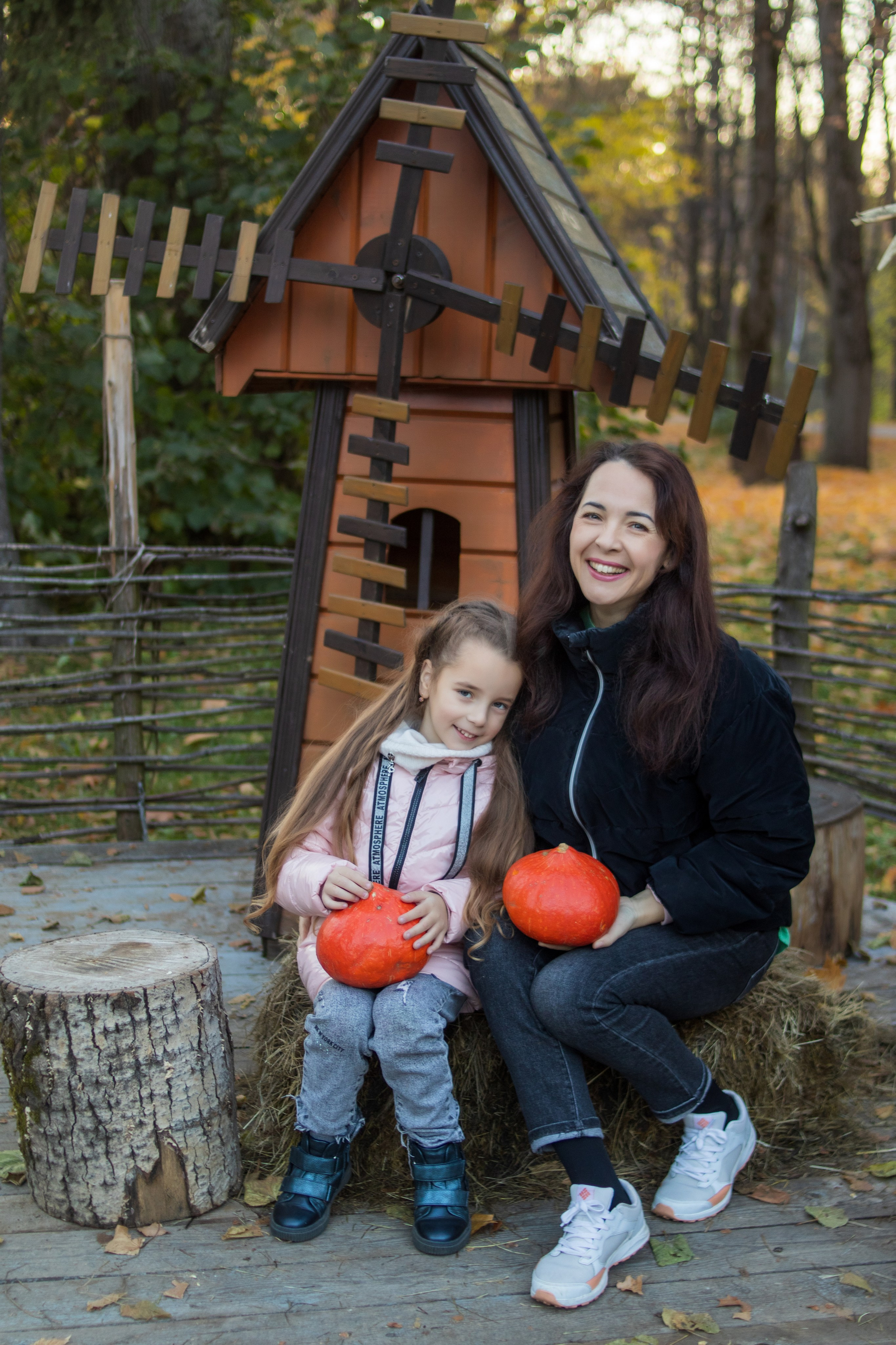 Мария с детишками в парк-отеле «Воздвиженское». Фотограф в Серпухове Наталья Руденко