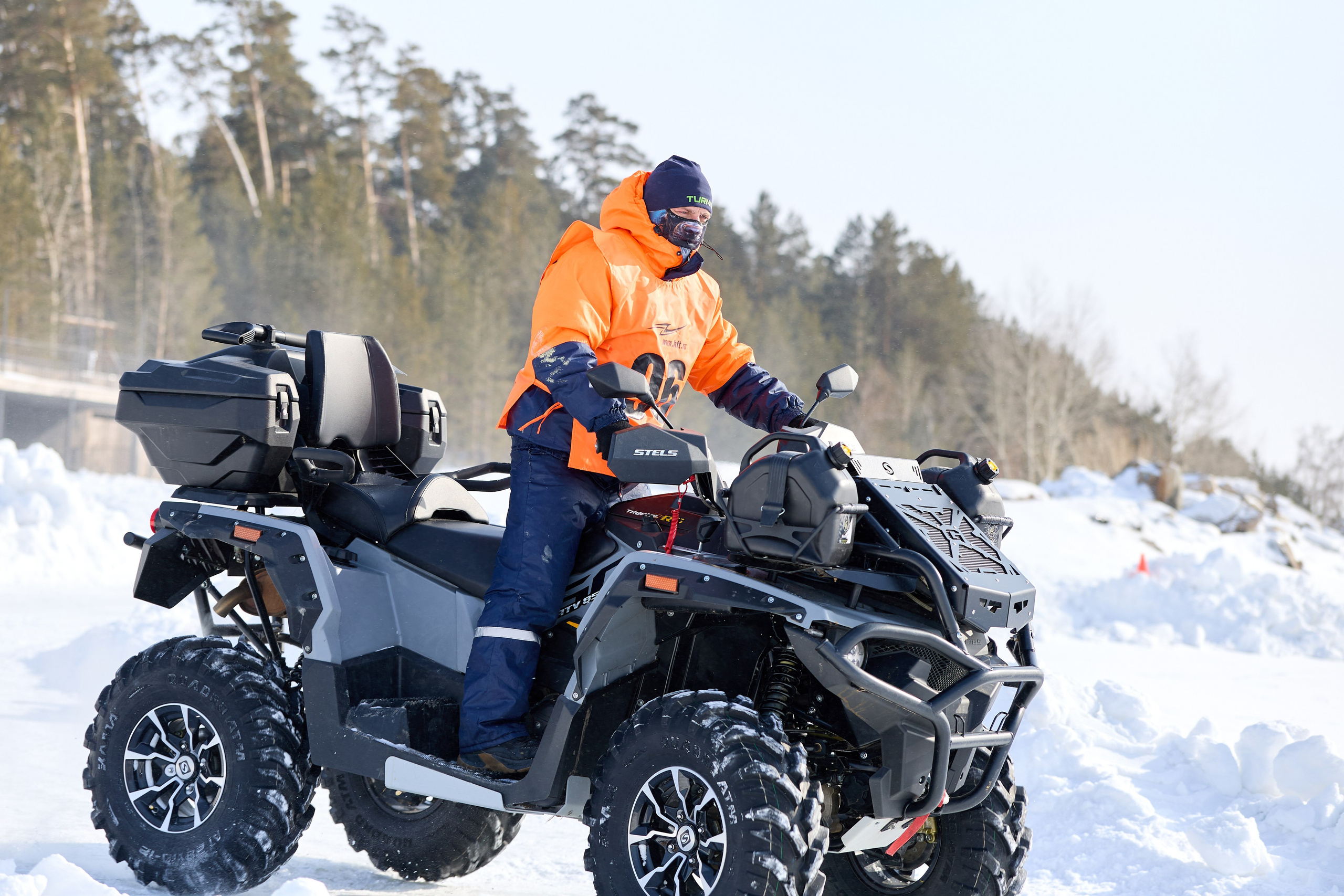 Топим Лёд — 2026. Соревнования на квадроциклах. Фотограф в Новосибирске Алена Скокова