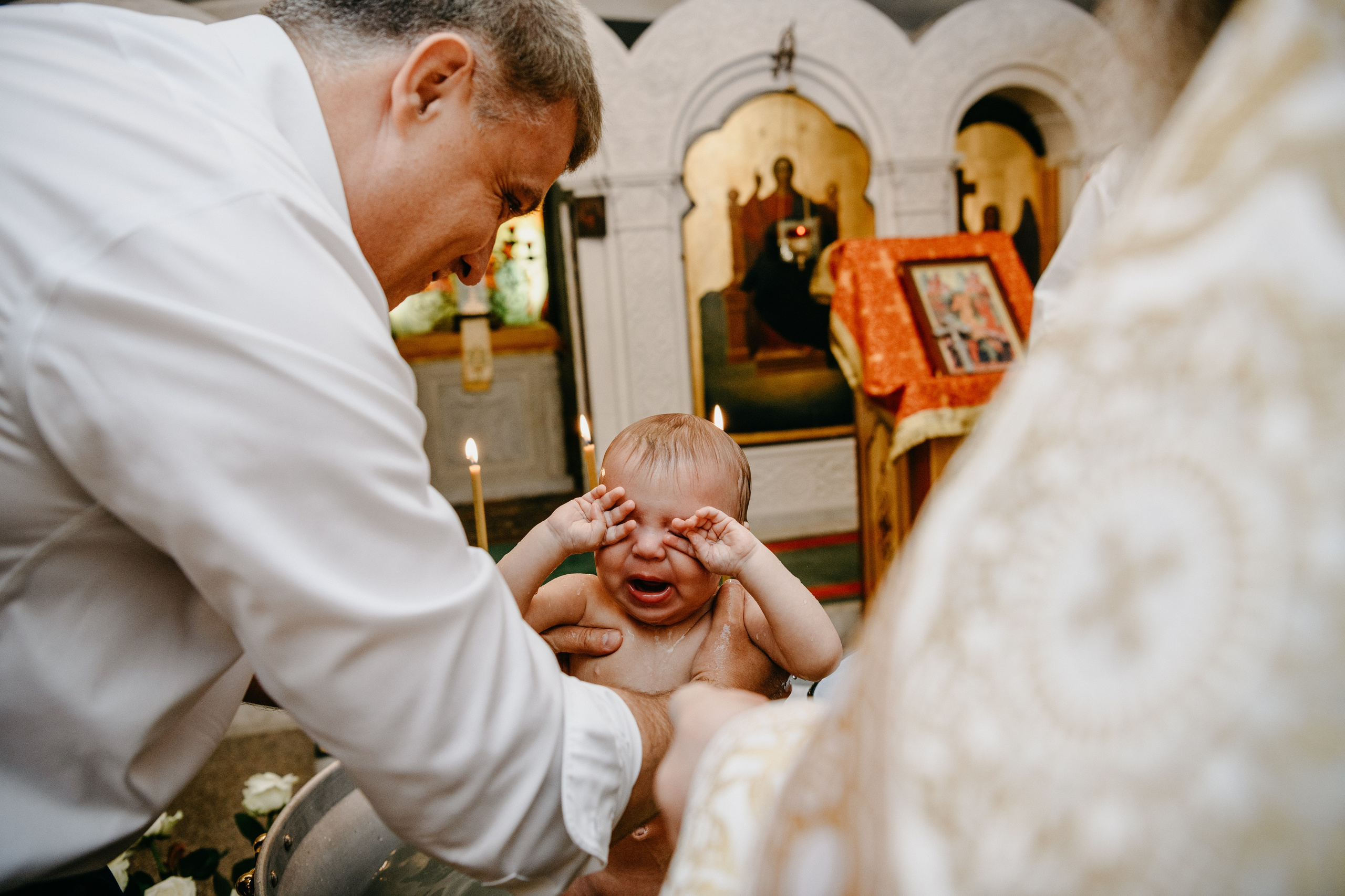 Крещение Александра. Фотограф на выписку из роддома в Москве и МО