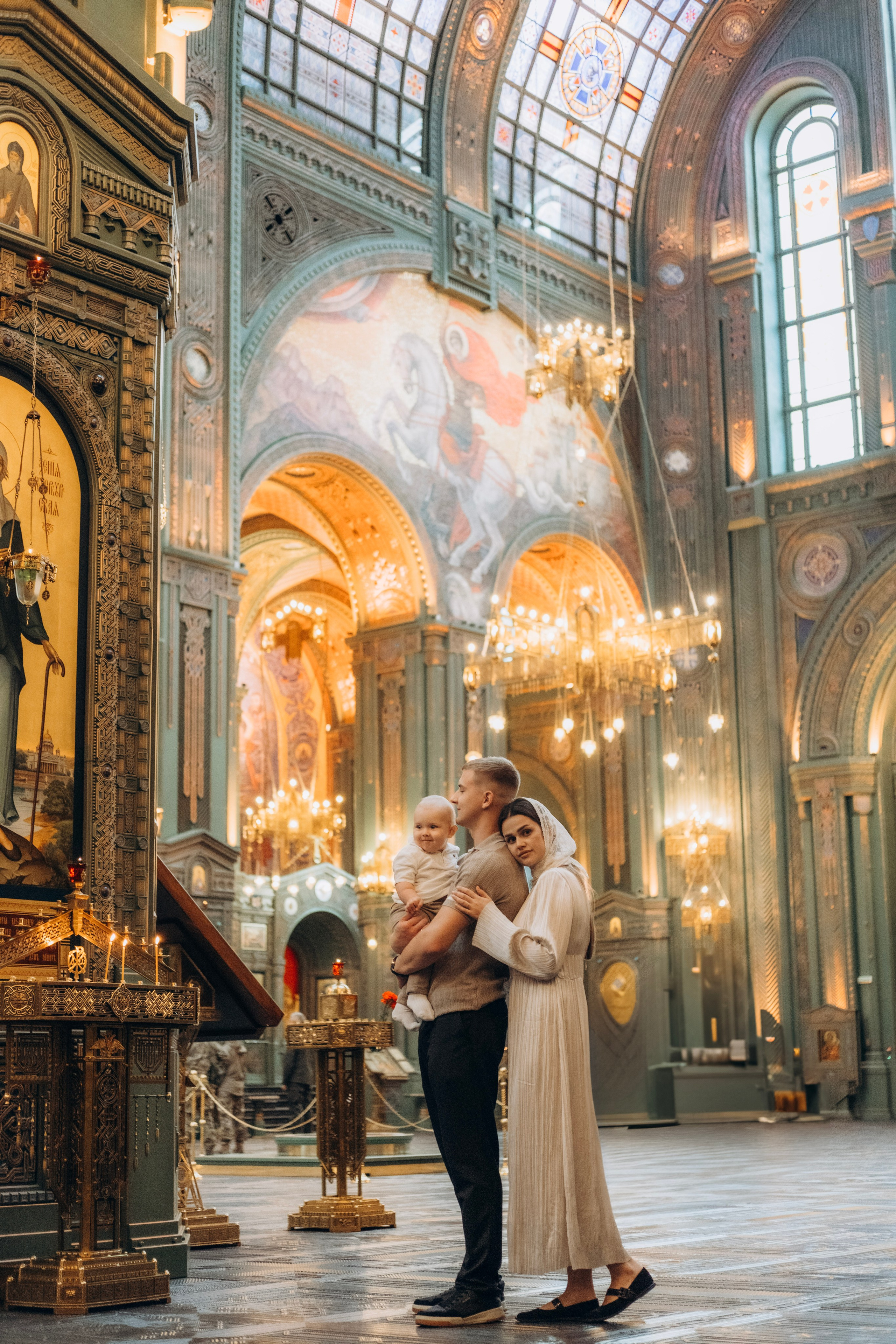 Крещение в Храме Вооруженных сил. Главная