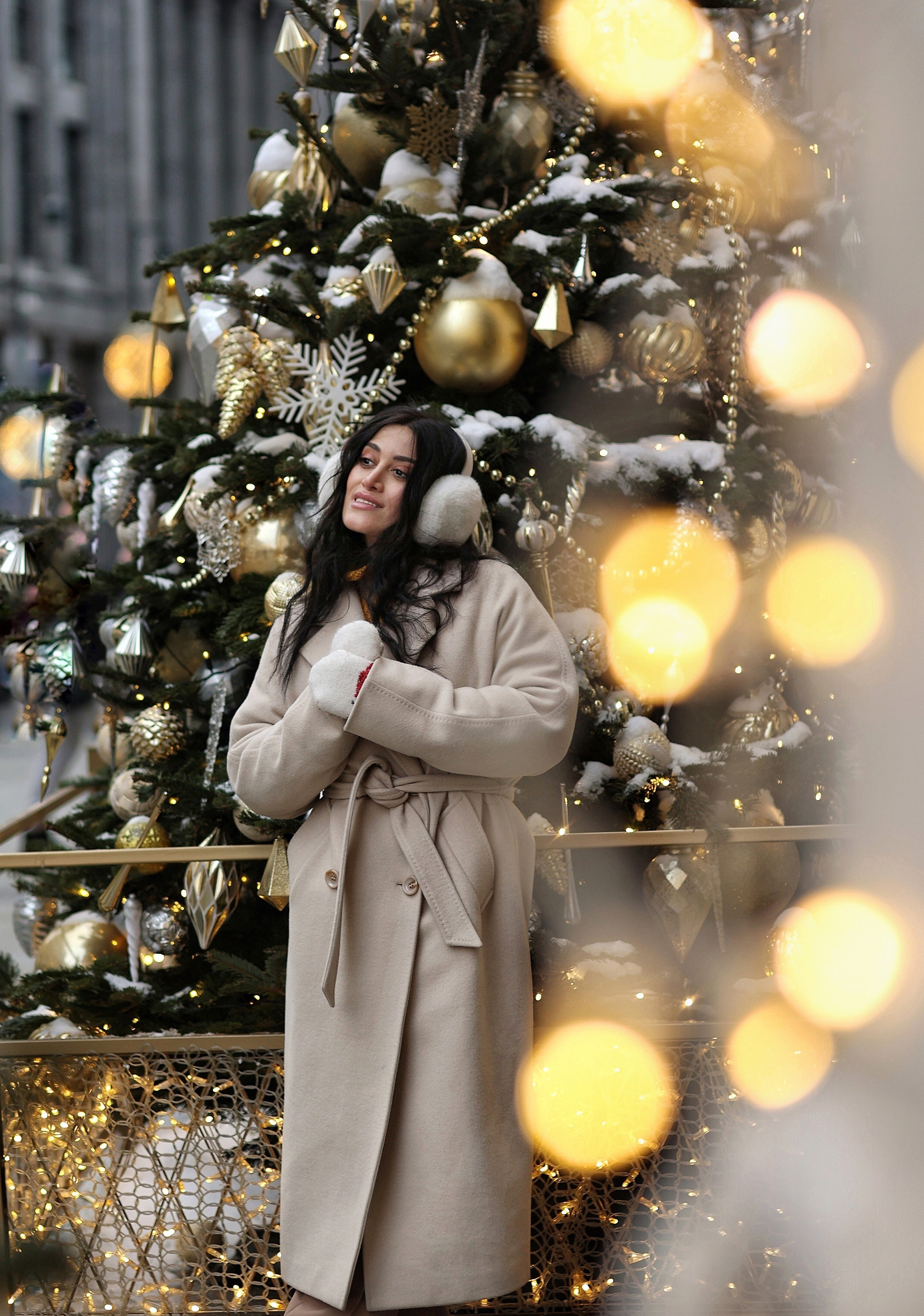 Новогодняя фотосессия. Гум ярмарка. Портретный фотограф Москва