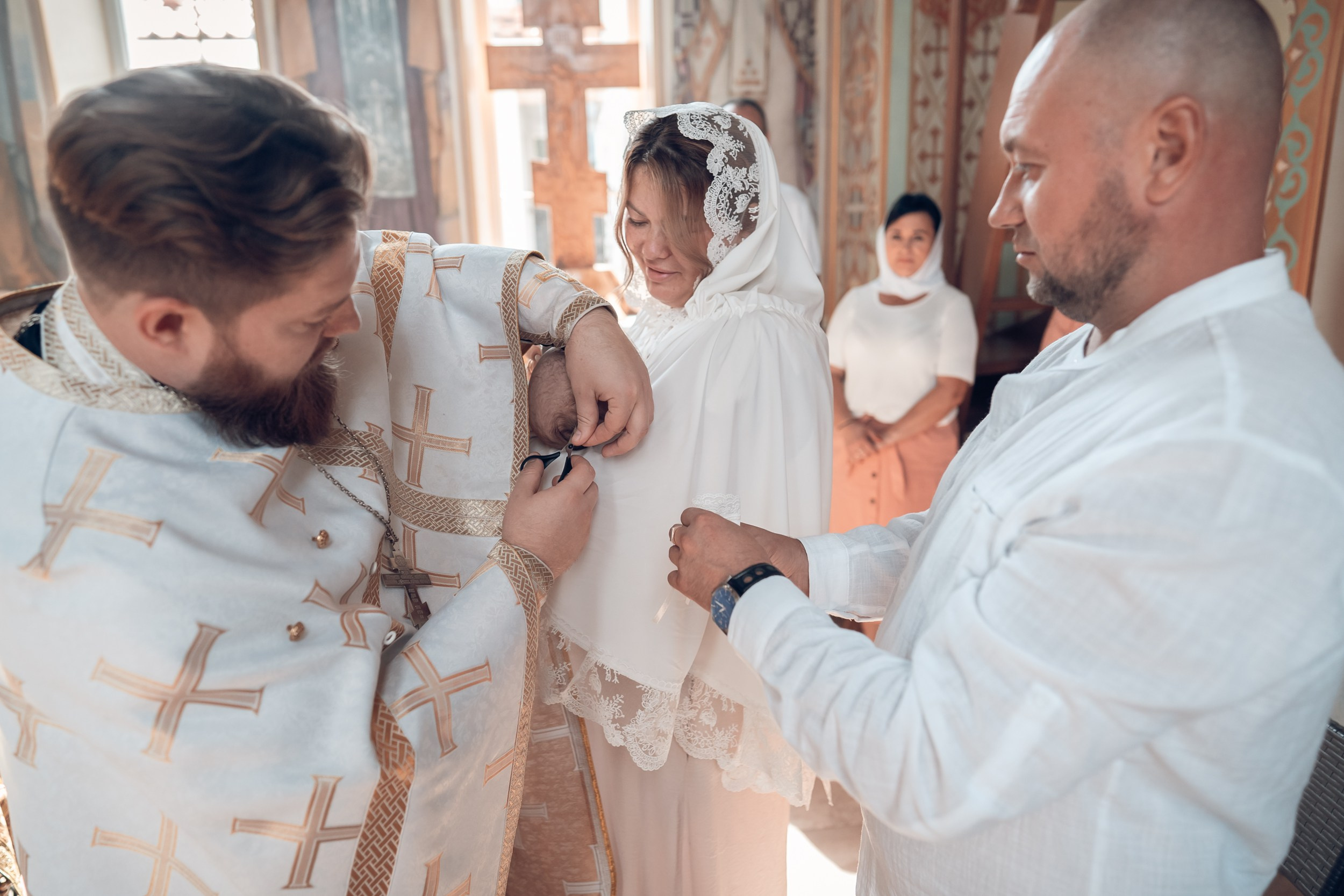 Крещение в храме ап.Андрея Первозванного г. Севастополь. Церковный фотограф Севастополь