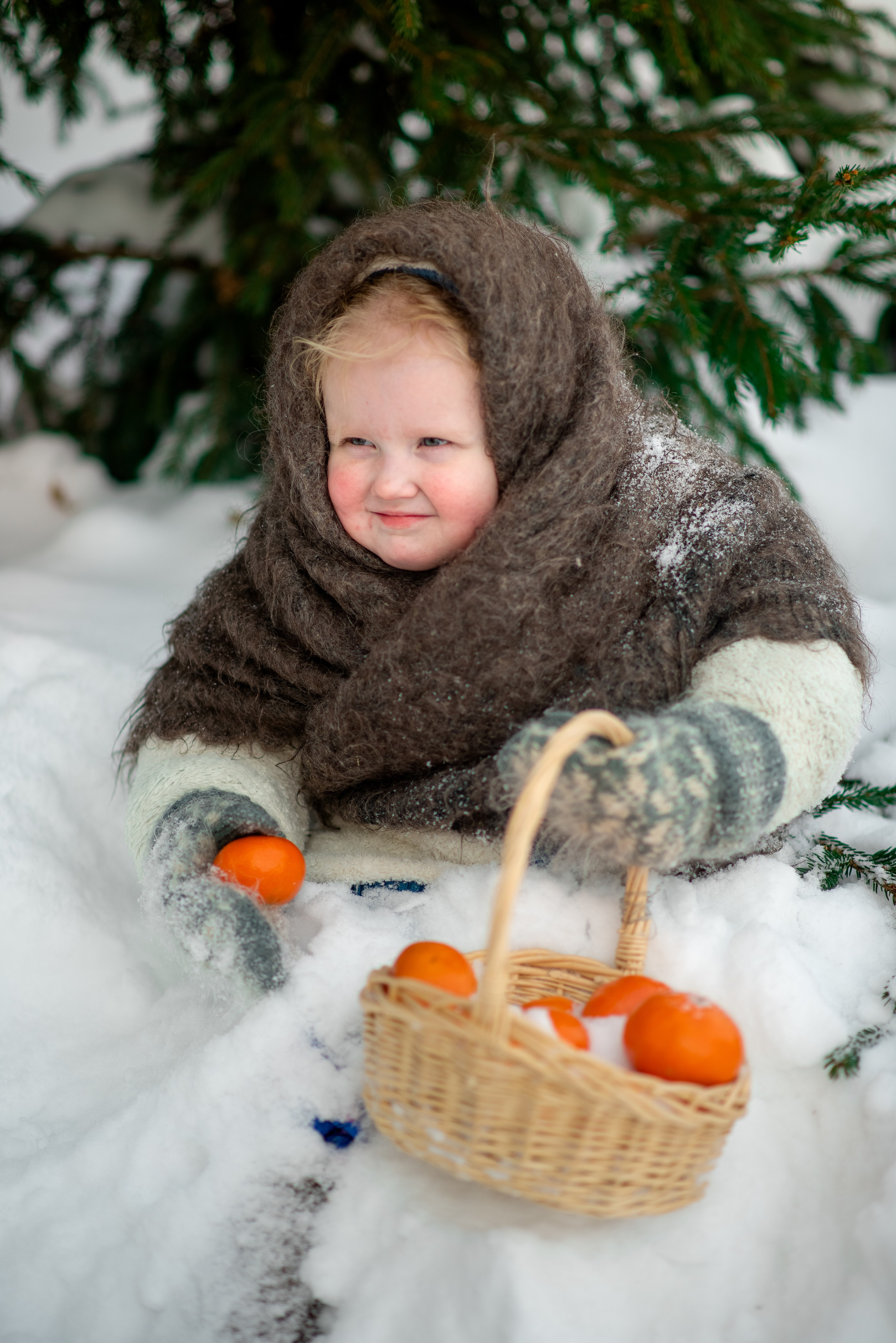 Тематическая семейная фотосессия в деревне. Семейный и детский фотограф в Туле Светлана Воронкова