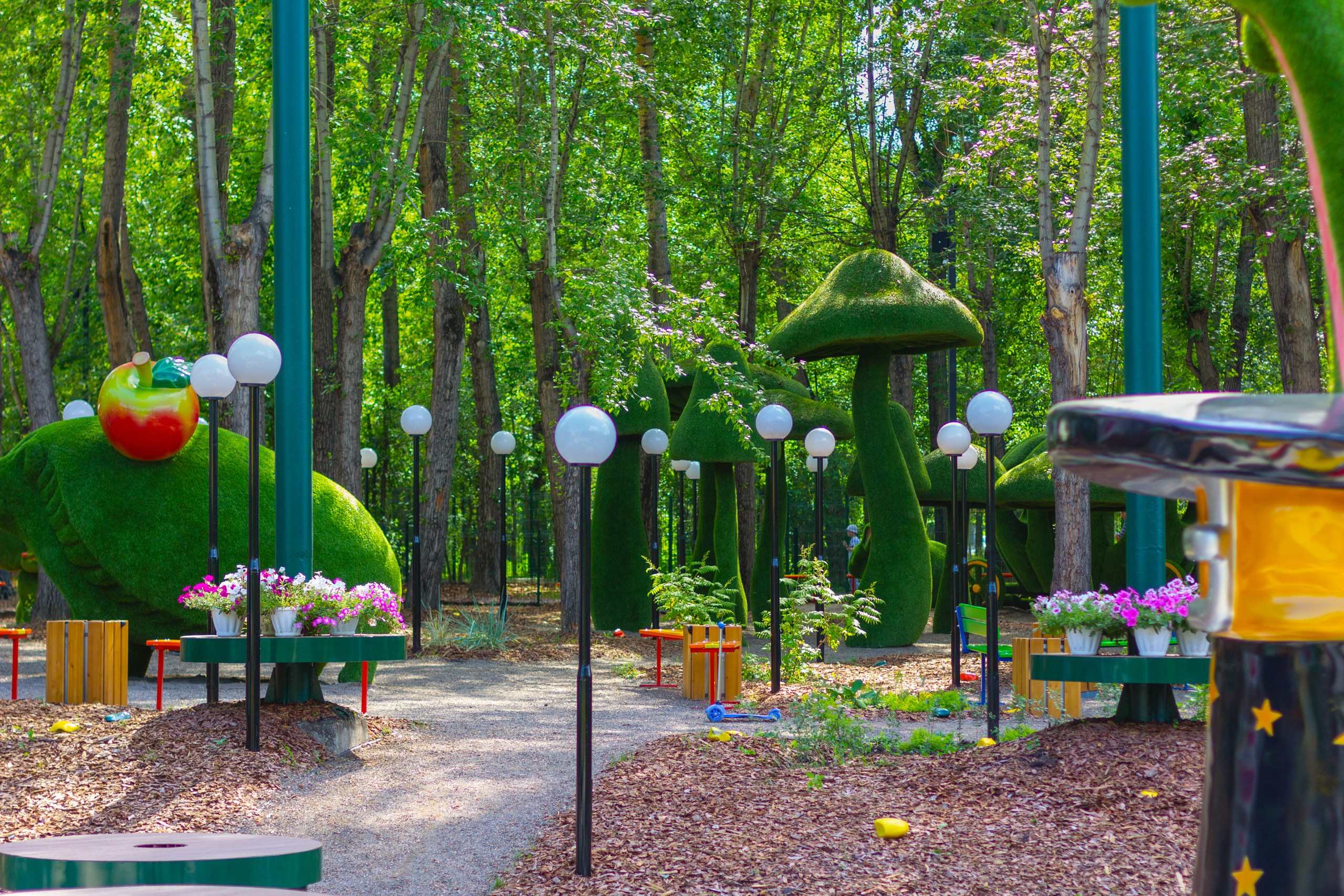 Парк Троя, г. Красноярск, аттракционы. Интерьерный фотограф и ретушер в Красноярске Денис Антропов