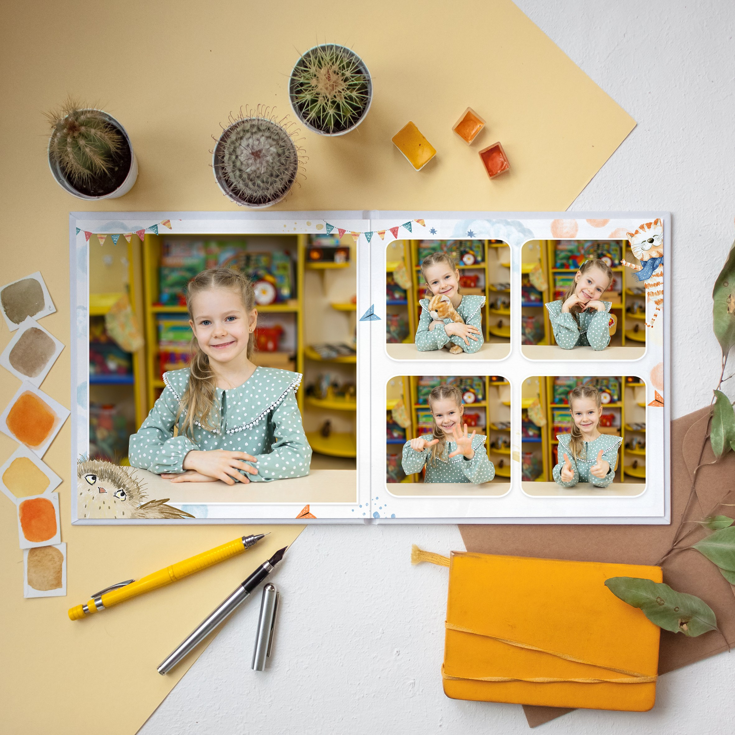 Примеры альбомов в Детский сад. Фотограф г. Москва Олеся Пантелеева