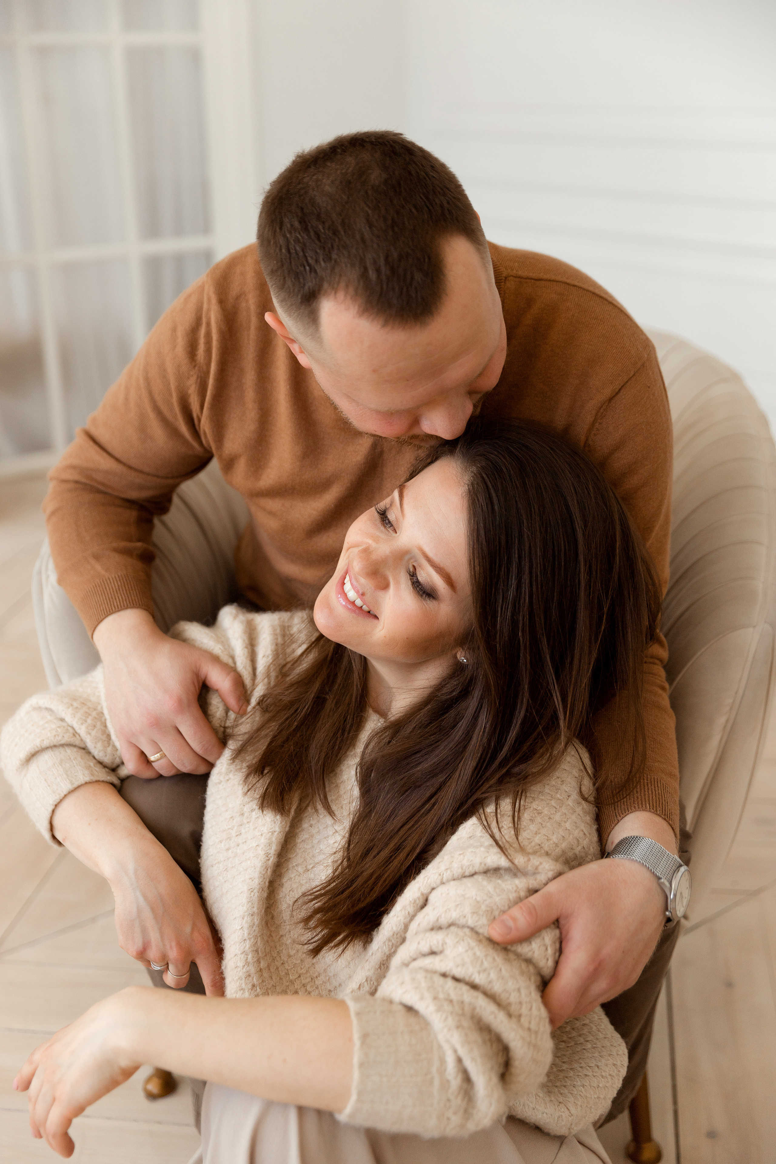 Семейная съемка в студии Villa Nina. Семейный фотограф в Екатеринбурге Маргарита Курносова