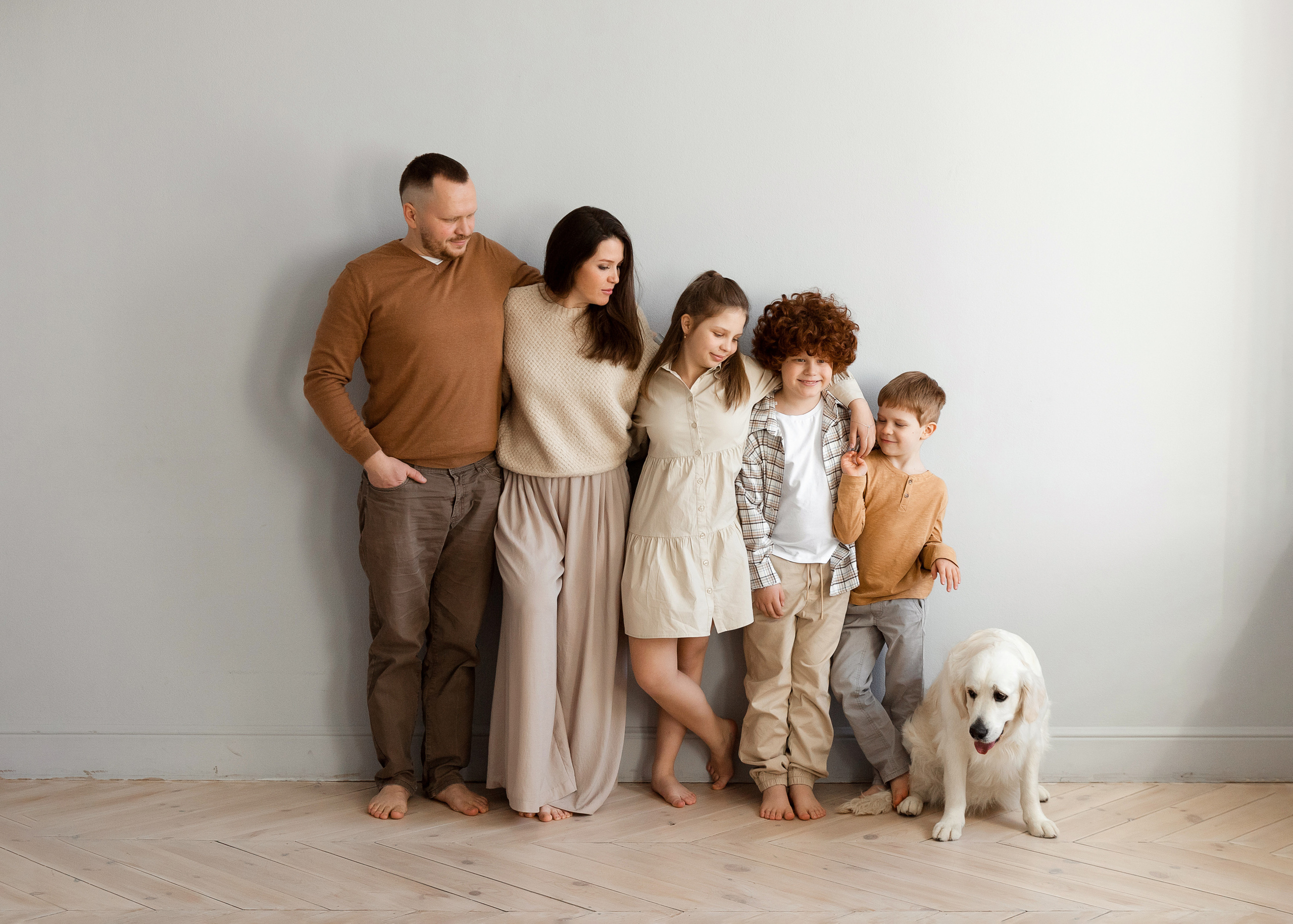 Семейная съемка в студии Villa Nina. Семейный фотограф в Екатеринбурге Маргарита Курносова