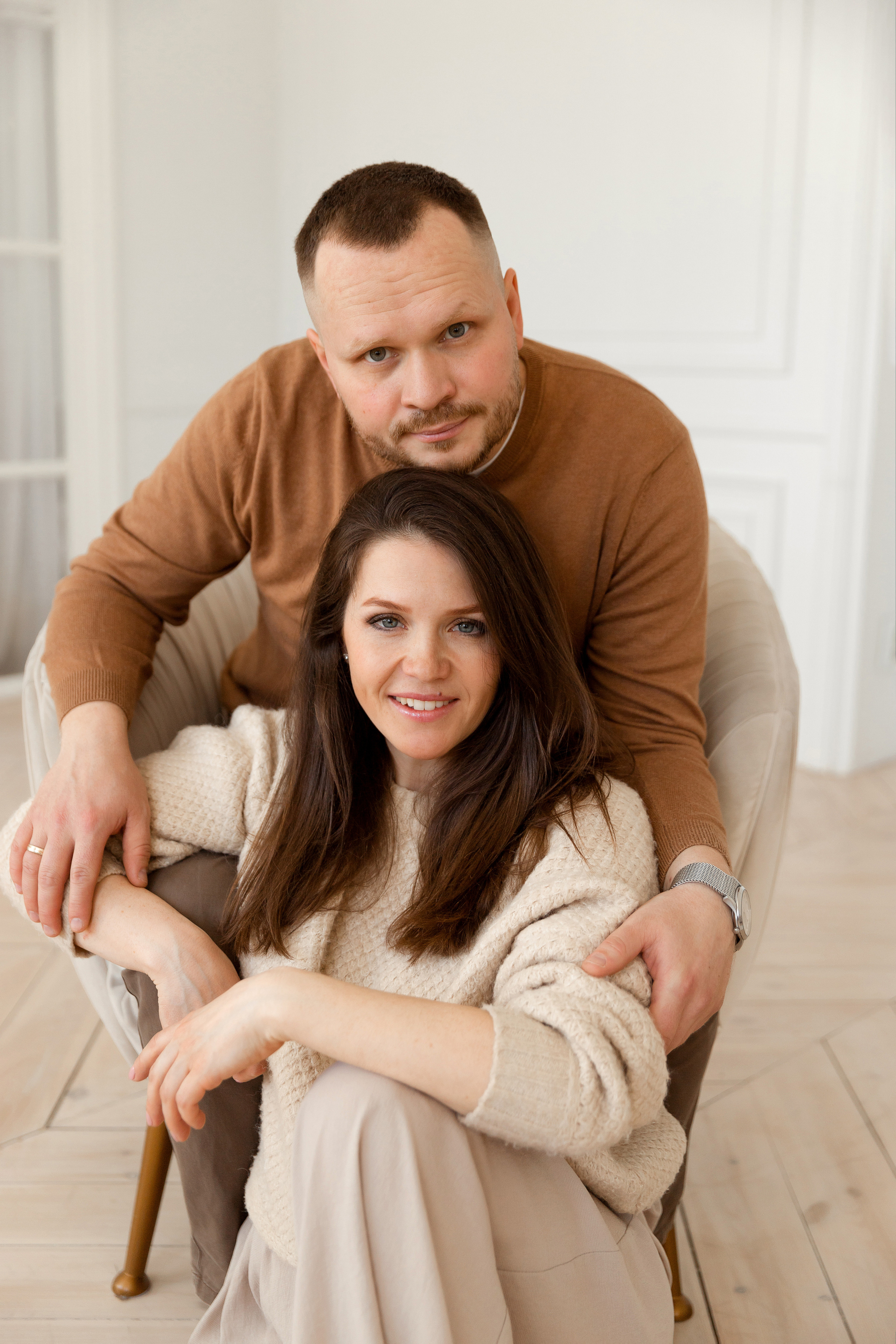 Семейная съемка в студии Villa Nina. Семейный фотограф в Екатеринбурге Маргарита Курносова