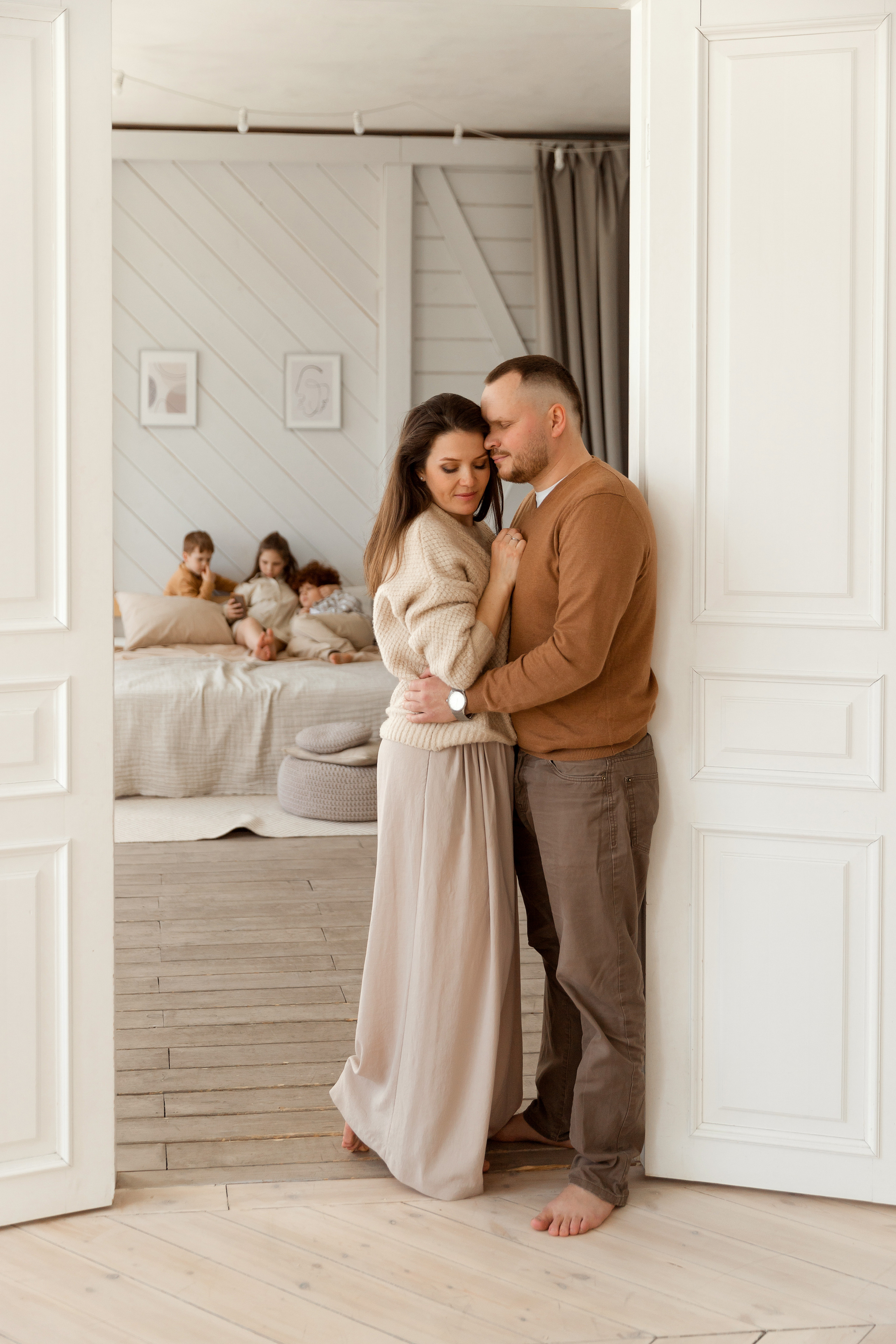 Семейная съемка в студии Villa Nina. Семейный фотограф в Екатеринбурге Маргарита Курносова