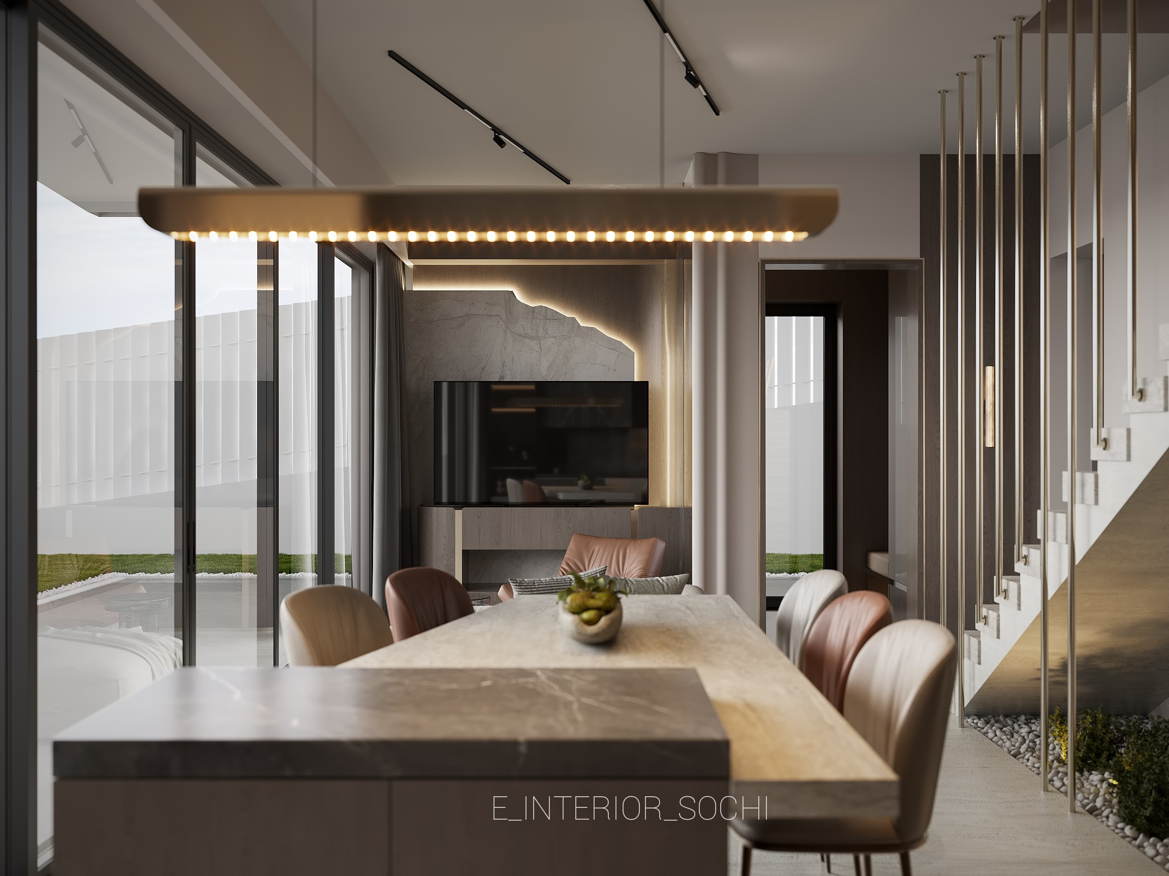 WINGSKY-STONEWOOD. Дизайн интерьера Евгения Тисленко