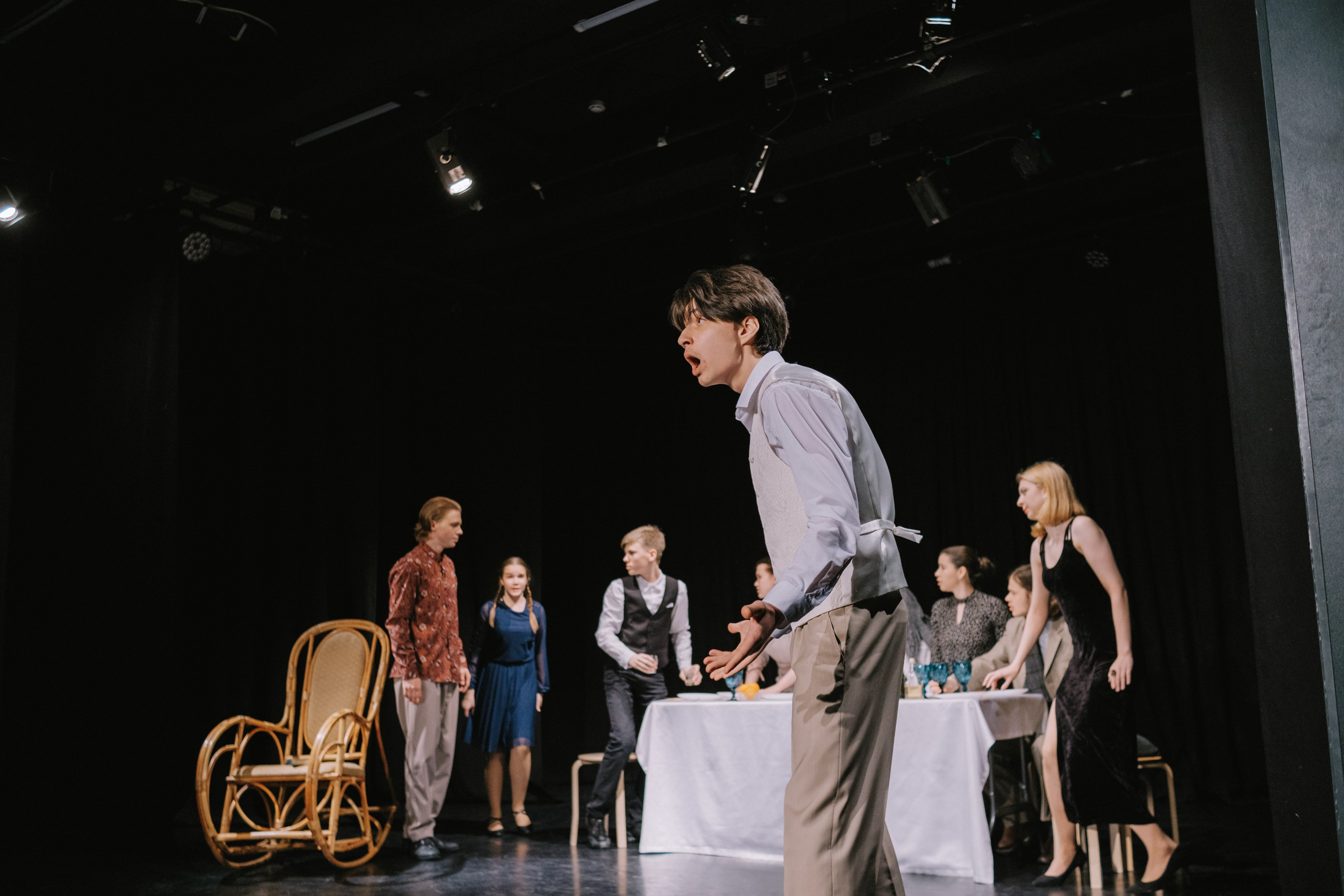 Детская театральная студия «Ирбис», спектакль. Репортажный и портретный фотограф в Москве Илья Спиридонов