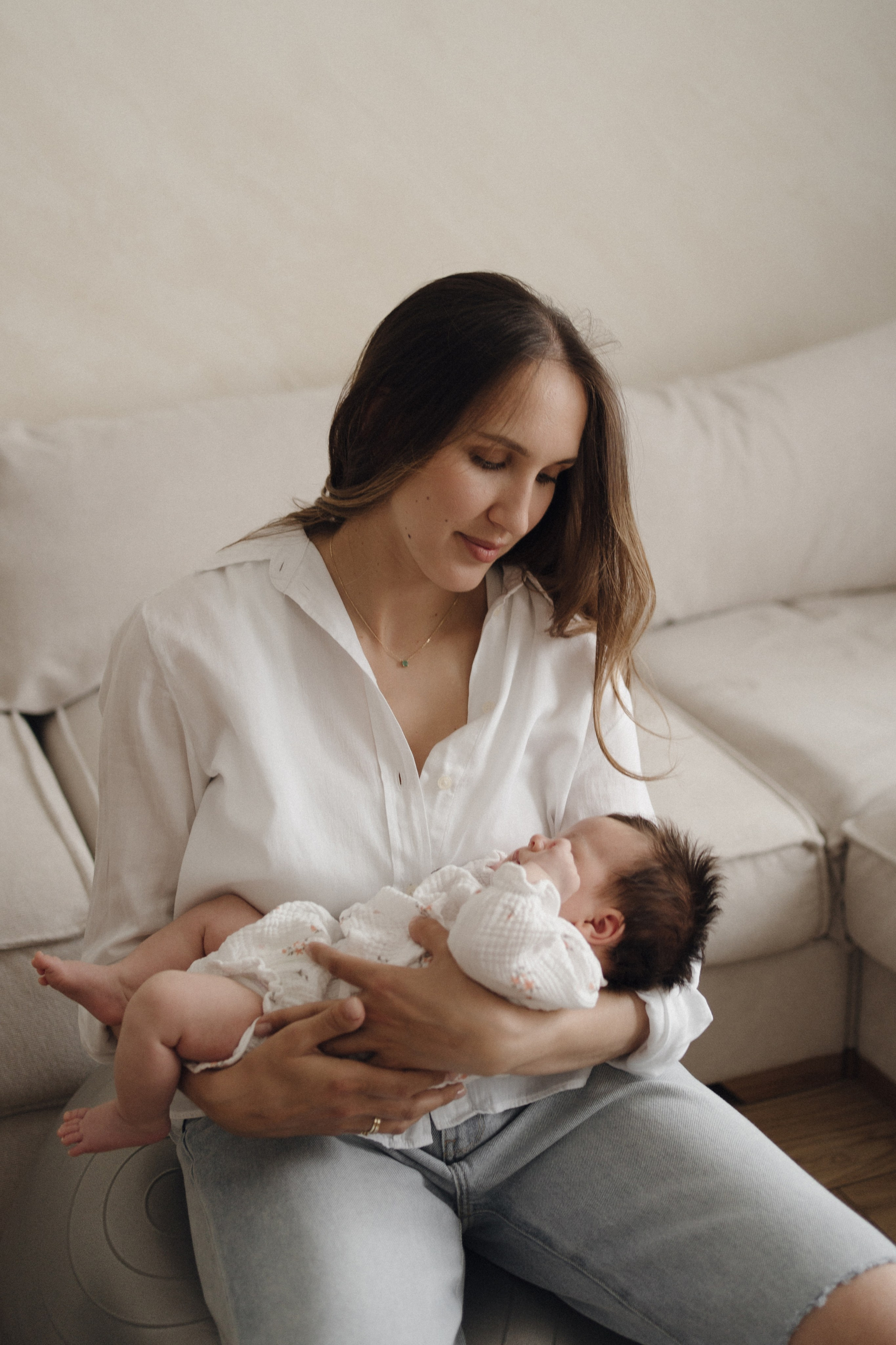 Домашняя фотосессия Эммы (1 месяц). Свадебный фотограф в Краснодаре и Сочи Винидиктова Екатерина