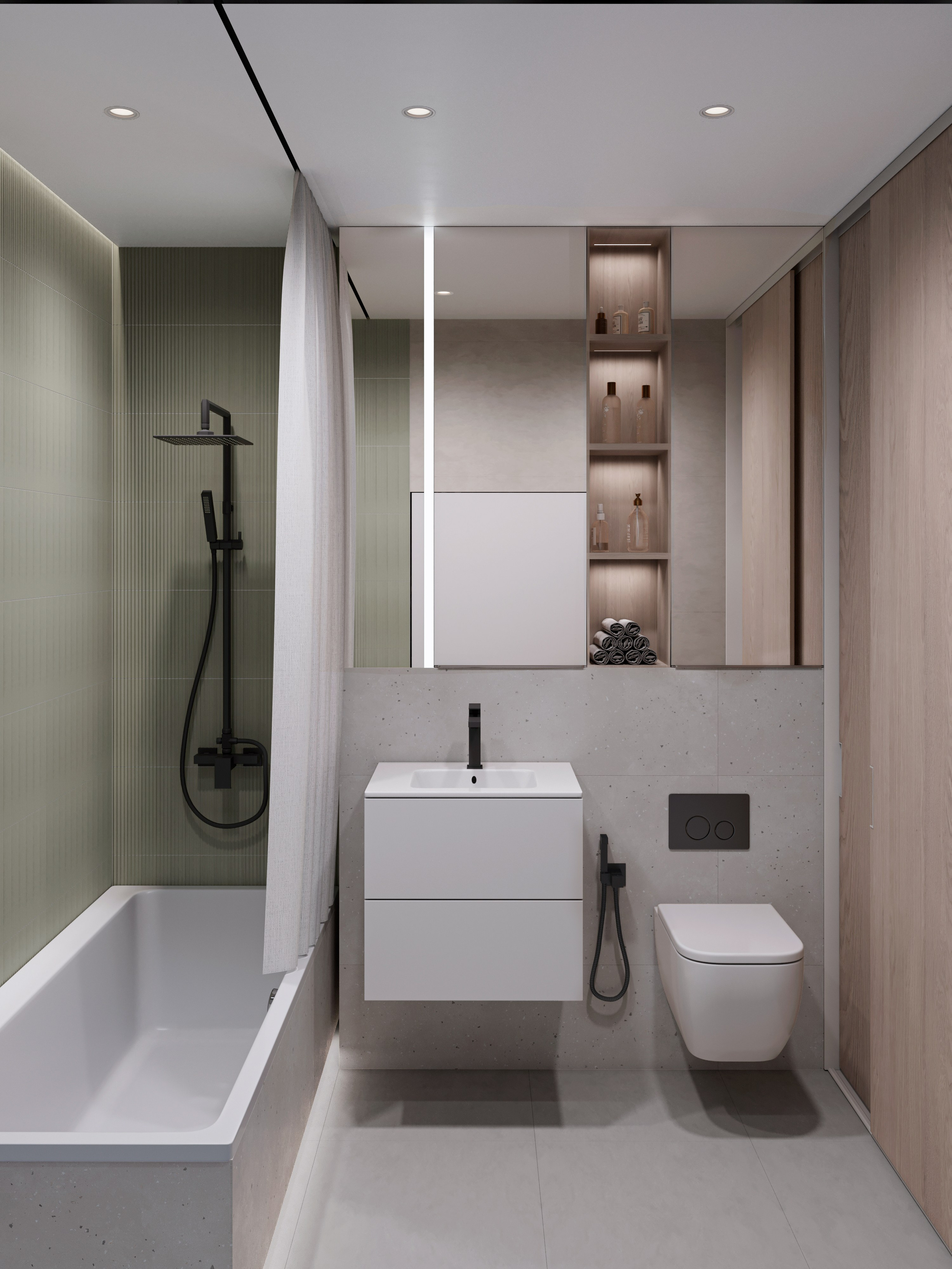 Swifts' quarter. 3D visualization of exteriors and interiors