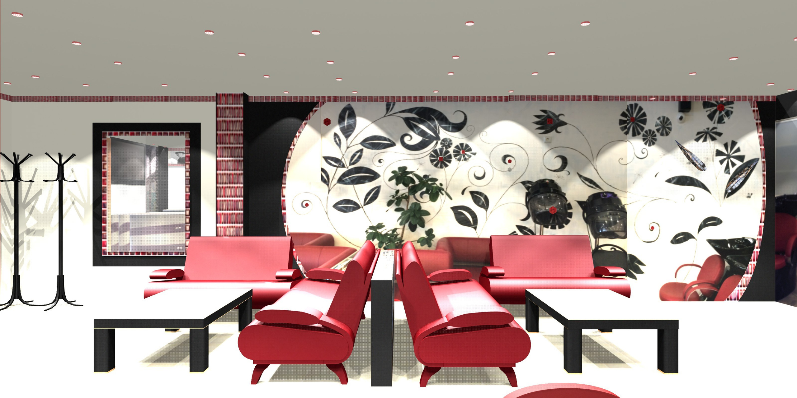 Салон Красоты. Дизайнер интерьера в Сочи Ольга BAKUSHKIN DESIGN