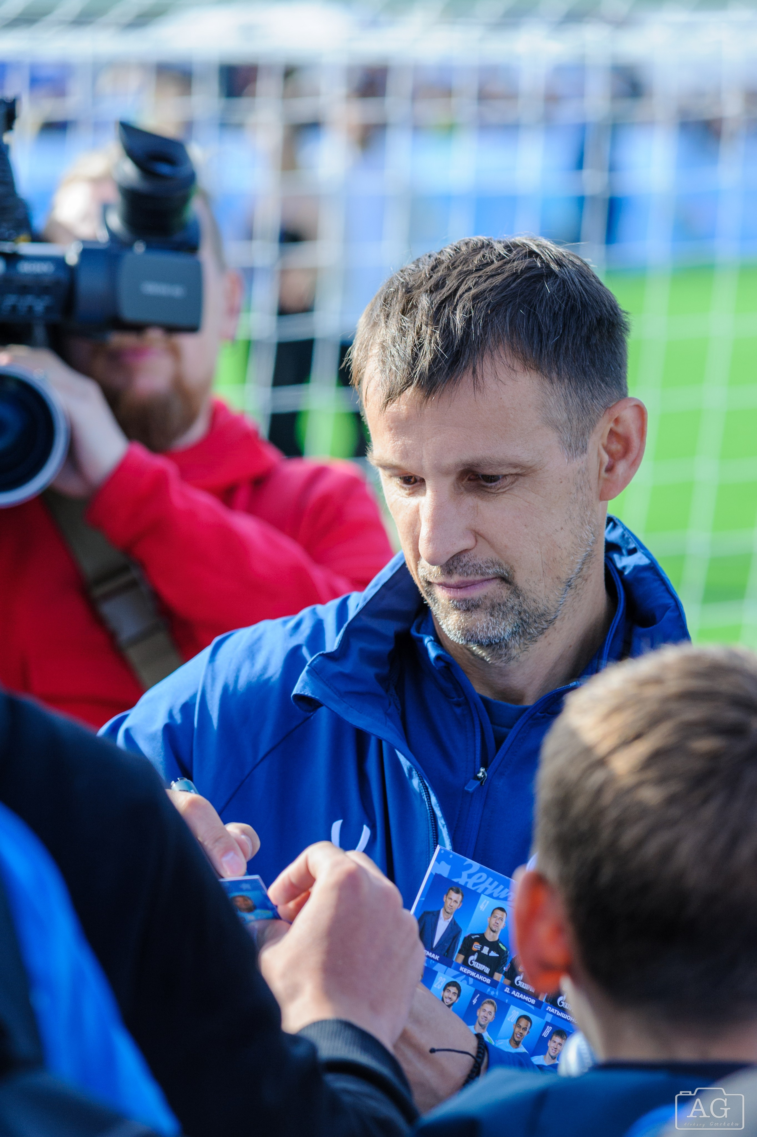 Открытая тренировка ФК «Зенит». Алексей Горчаков. Фотограф на ваш праздник