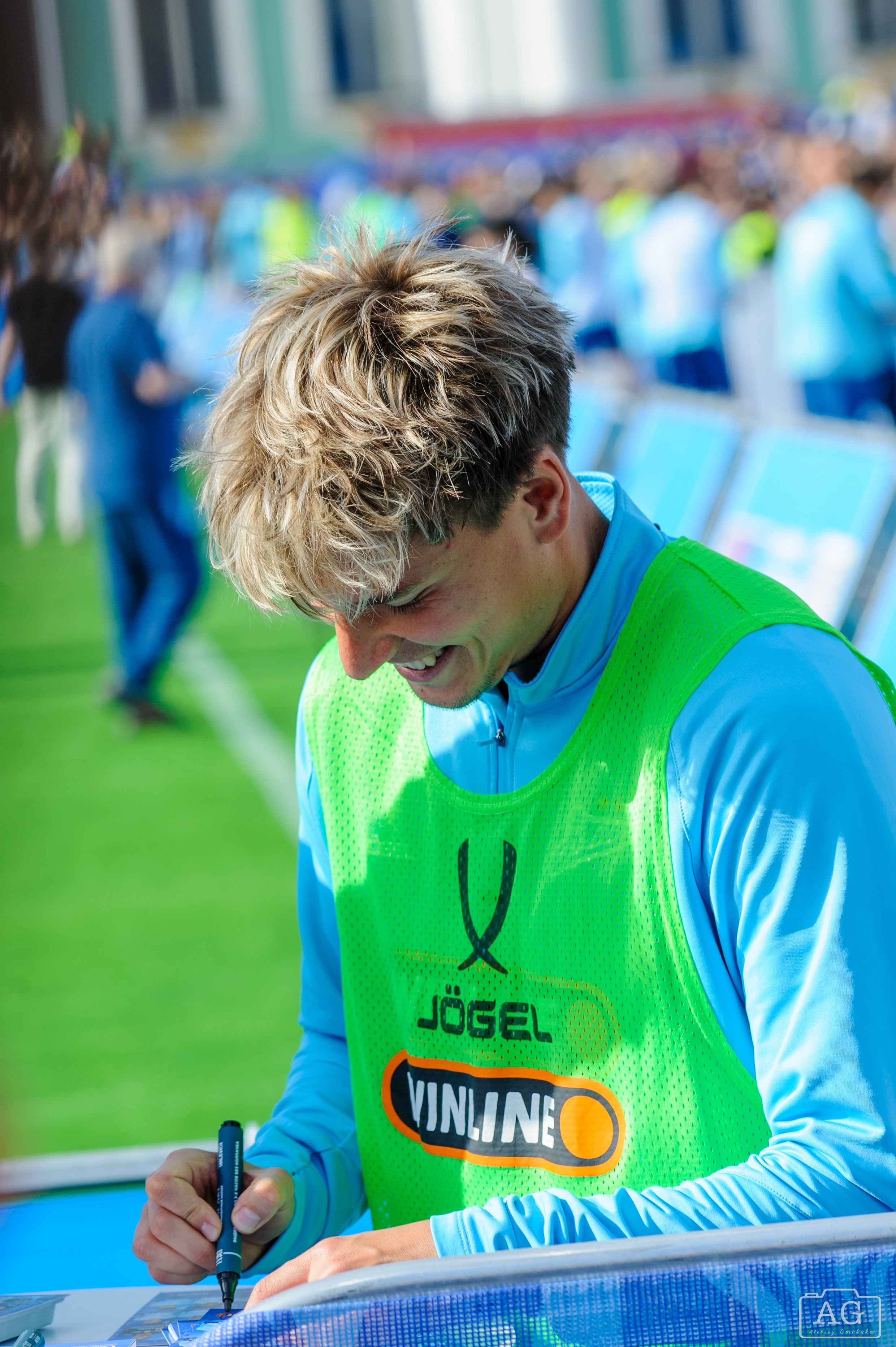 Открытая тренировка ФК «Зенит». Алексей Горчаков. Фотограф на ваш праздник