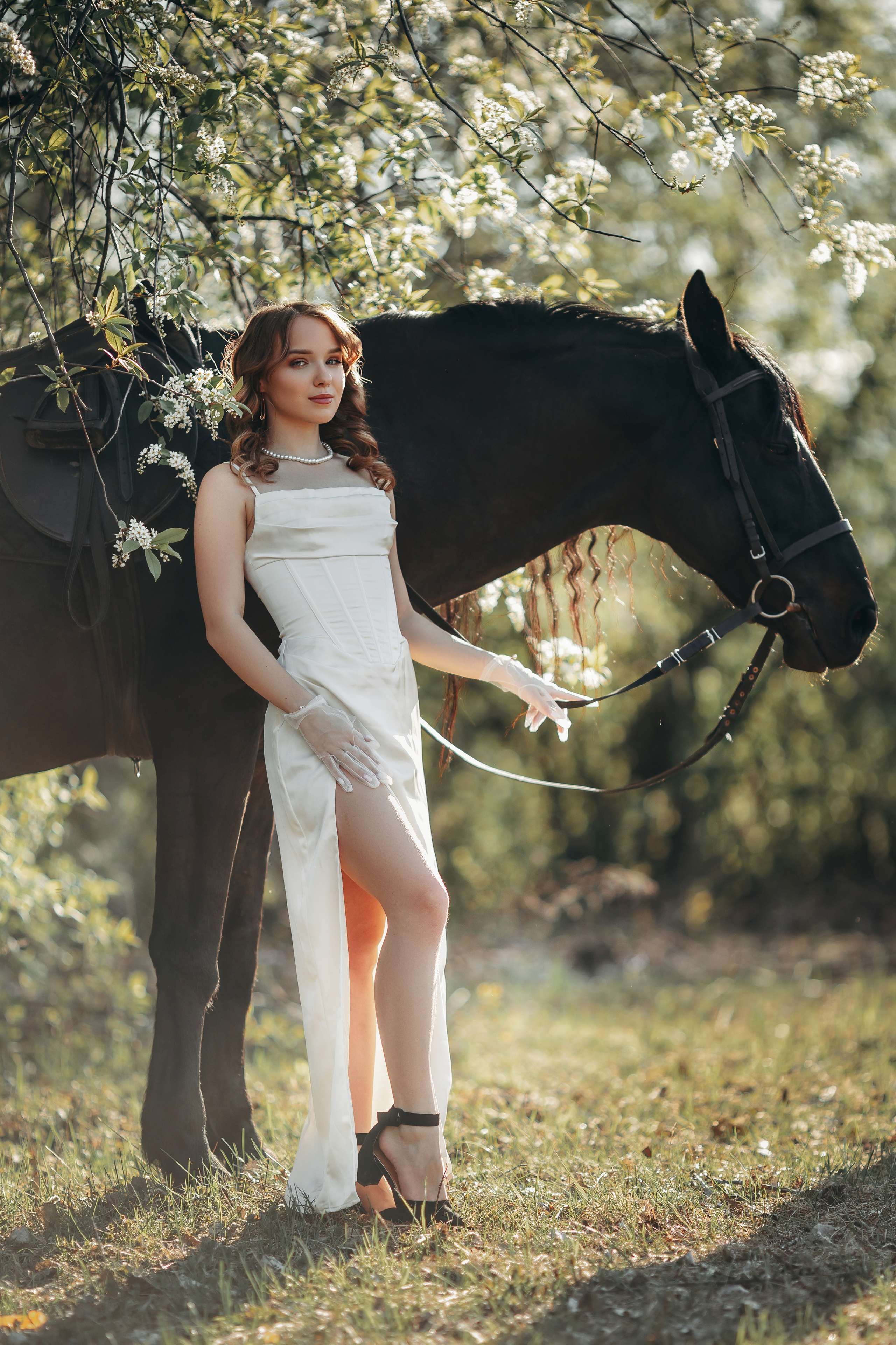 Дарья&Басмач. Анна Молчанова конный фотограф в Тюмени | фотосессии с лошадьми Тюмень