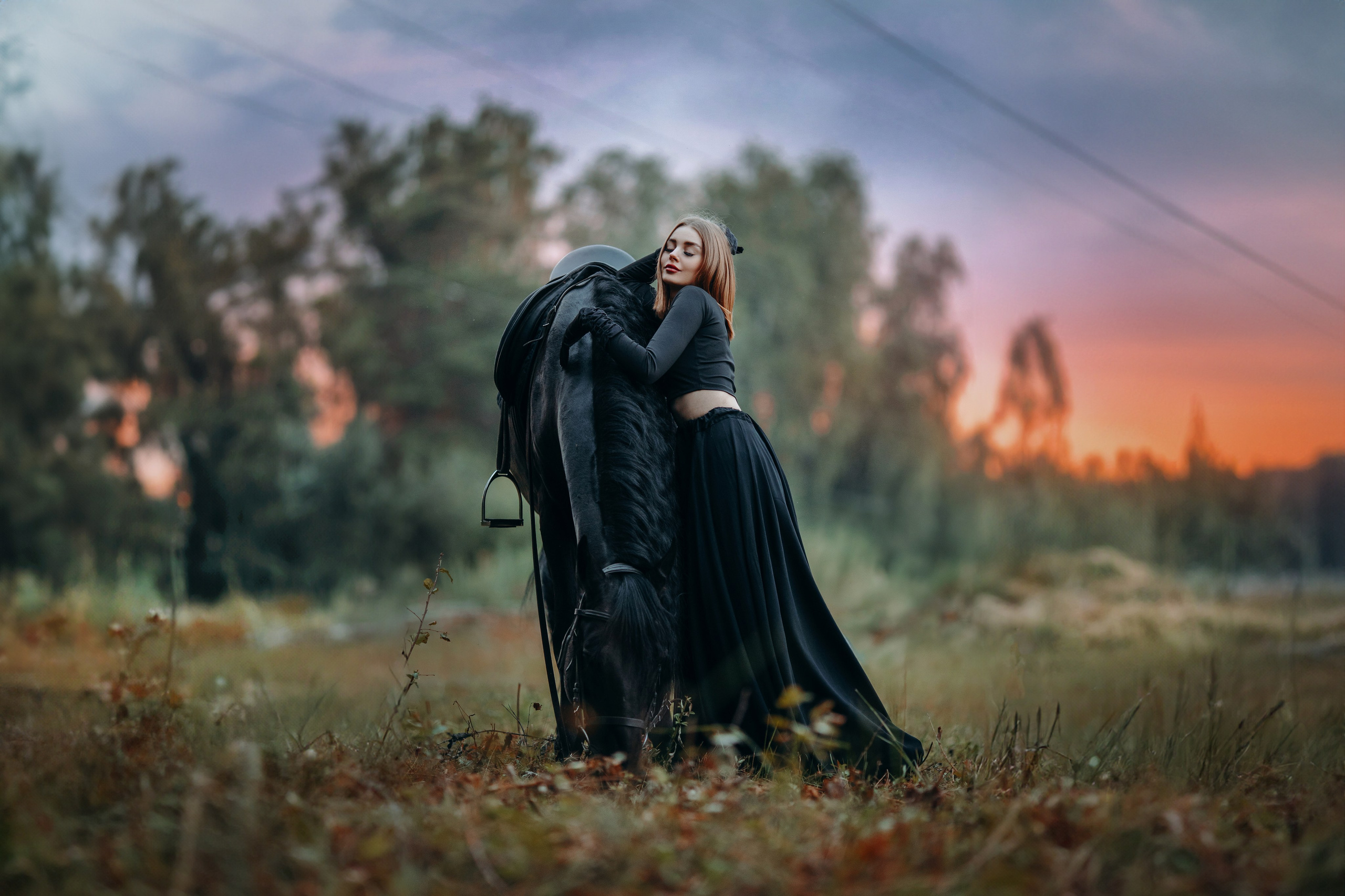 Женственность. Анна Молчанова конный фотограф в Тюмени | фотосессии с лошадьми Тюмень