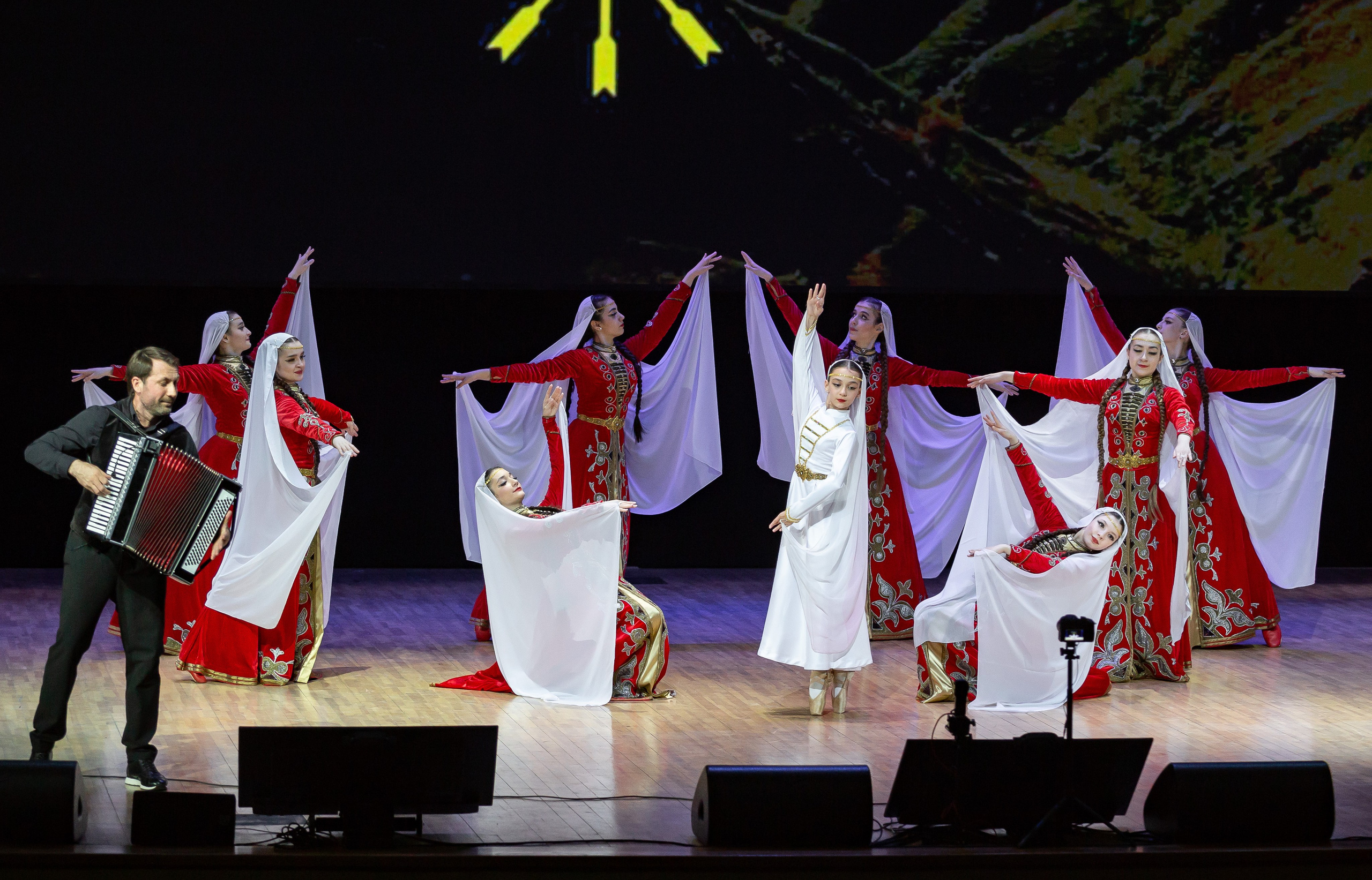 Юбилейный концерт танцевального коллектива «Адыги». Репортажный фотограф в Москве