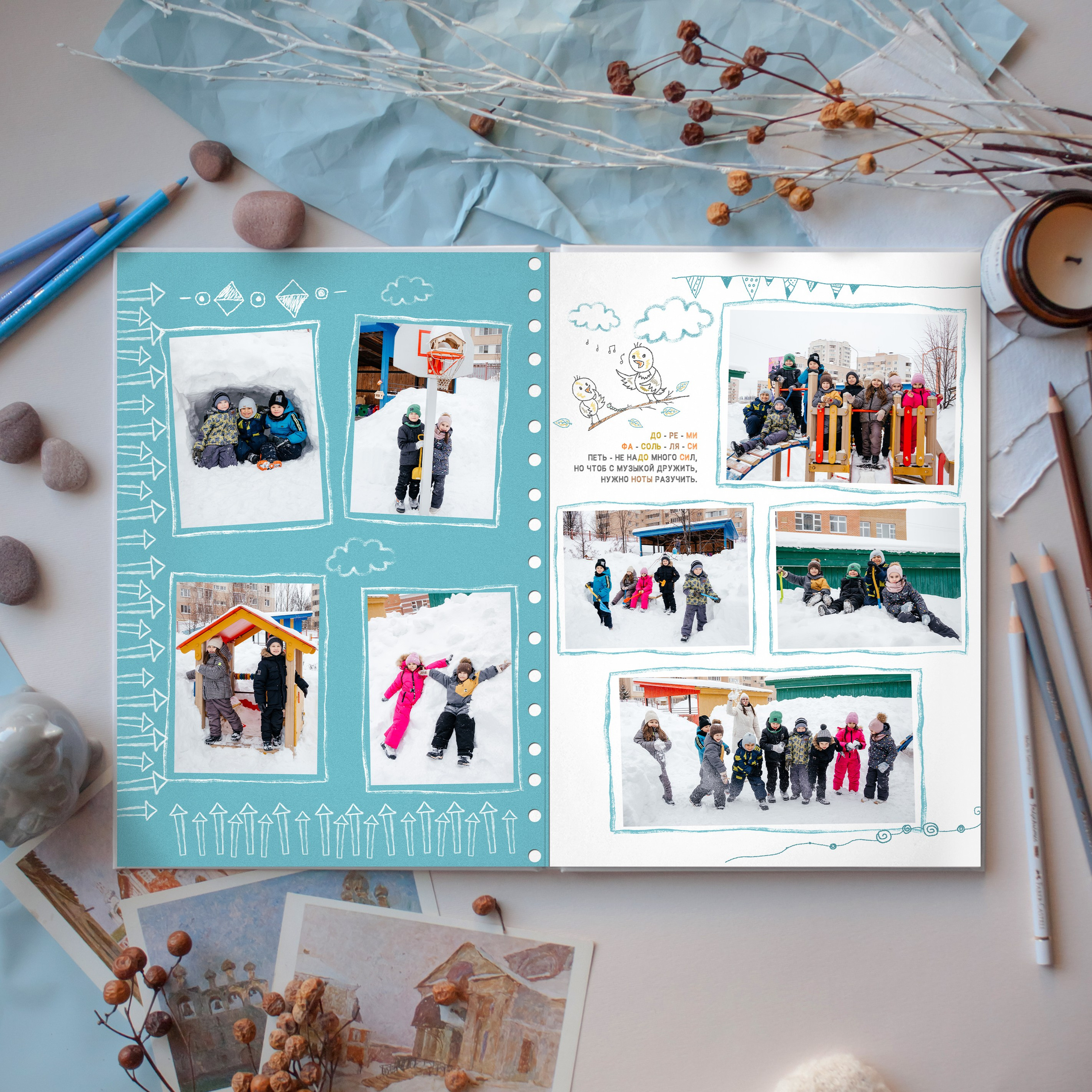 Альбомы для детского сада. Выпускные фотоальбомы в Казани