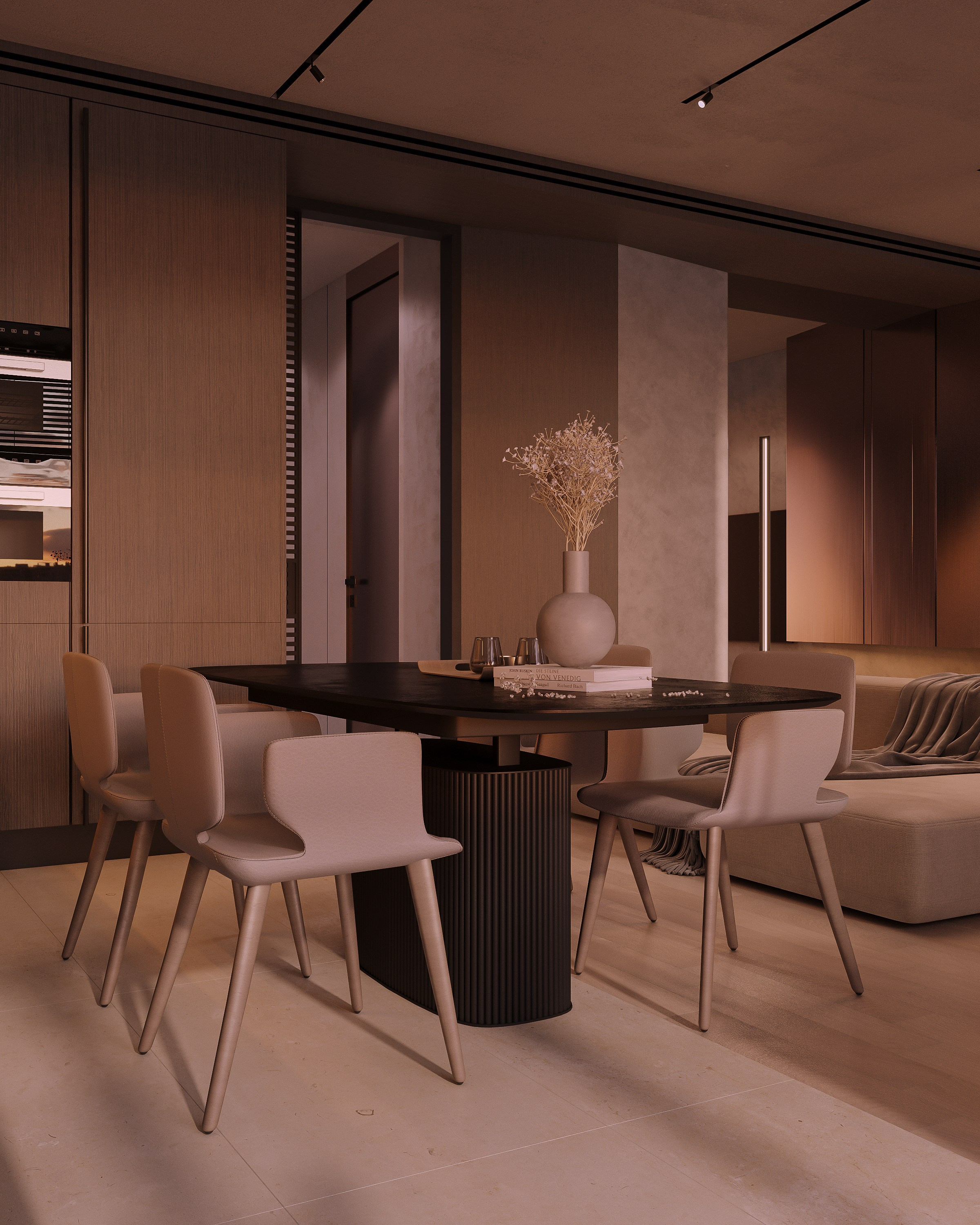 Квартира для L+D Archatelier. 3D визуализация интерьера и архитектурной среды