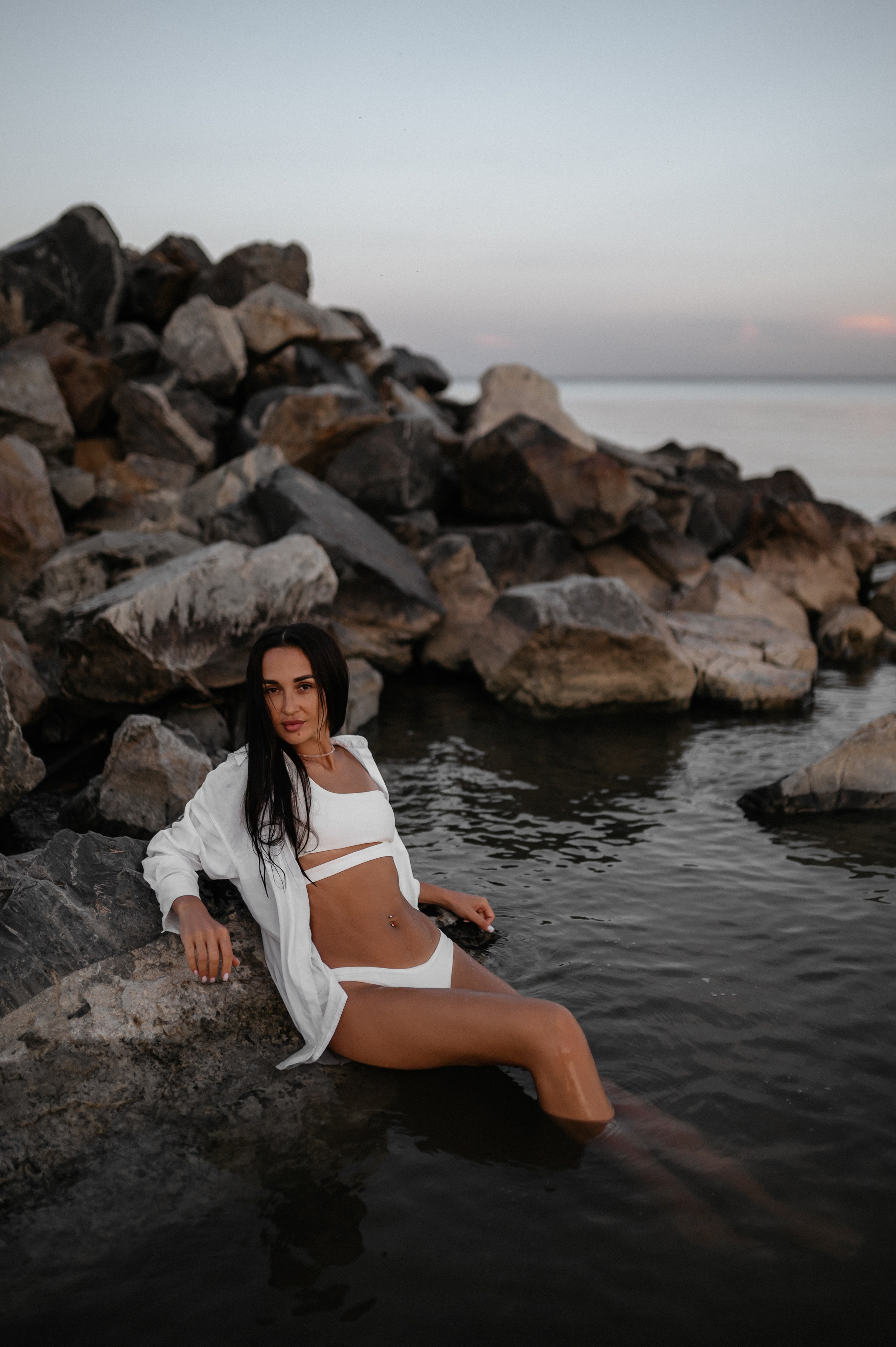 Закат на пляже. Главная