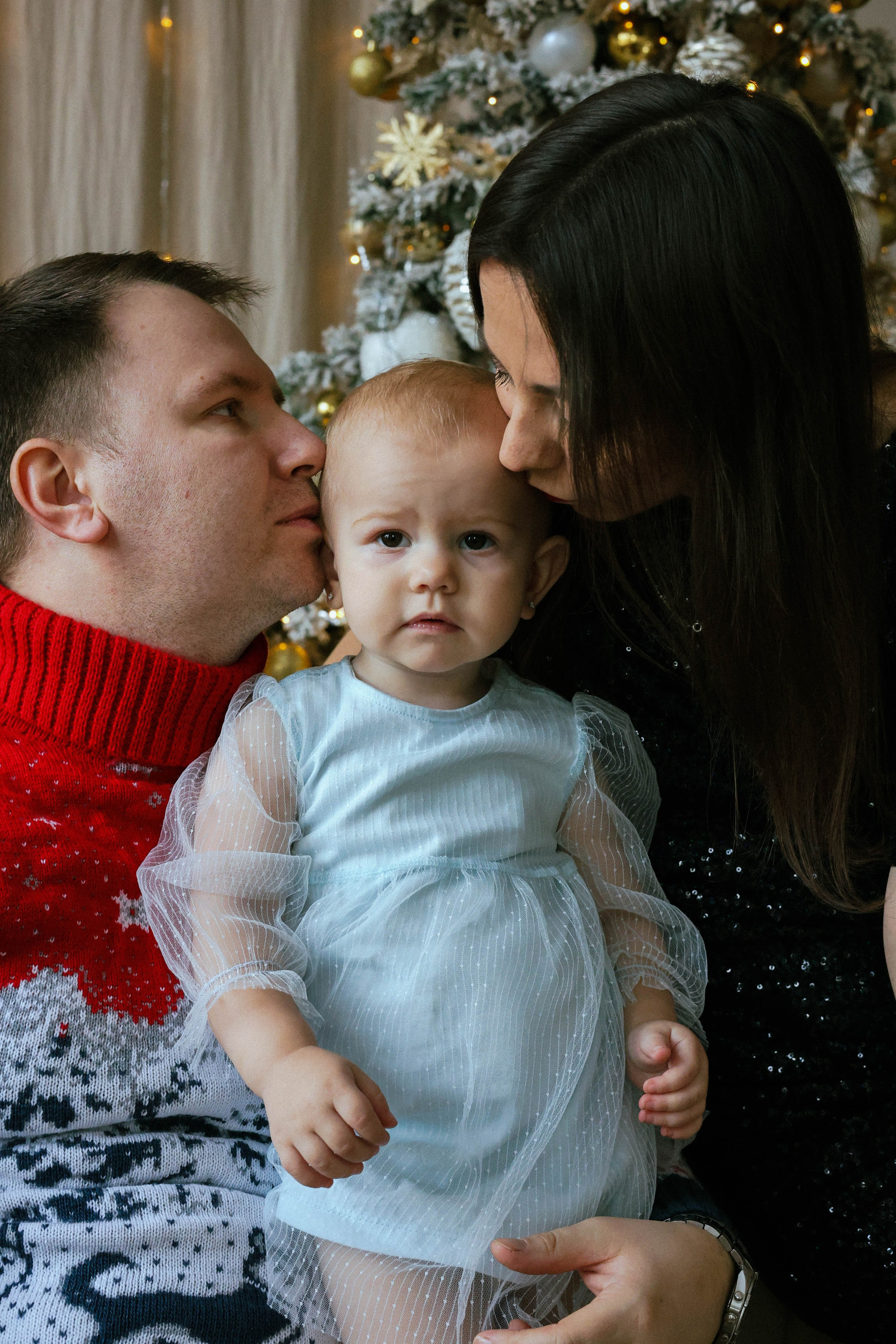 Новогодняя история «Ирина и ее семья». Фотограф в Москве Анастасия Калинина