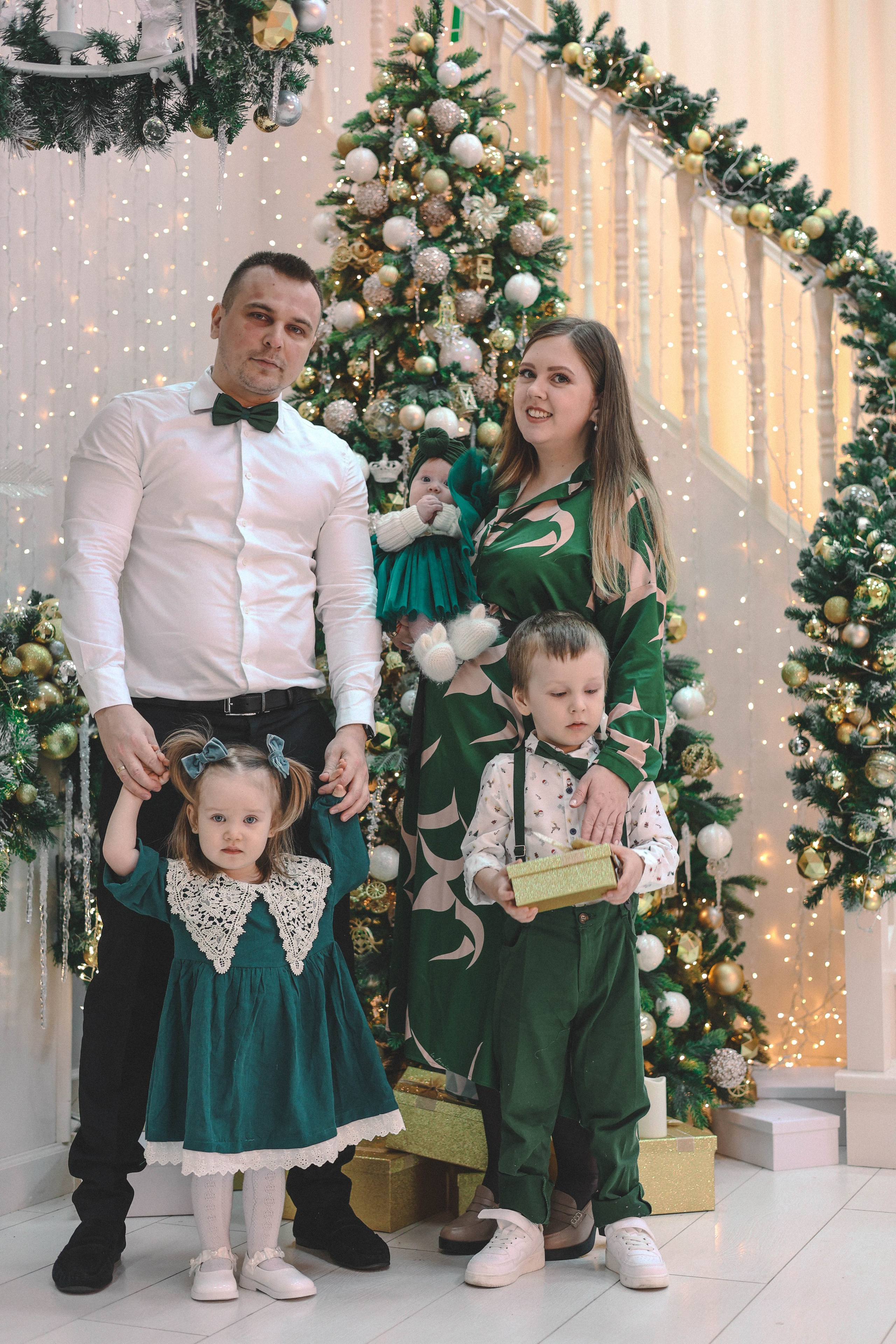 Новогодняя история «Яна и ее семья». Фотограф в Москве Анастасия Калинина