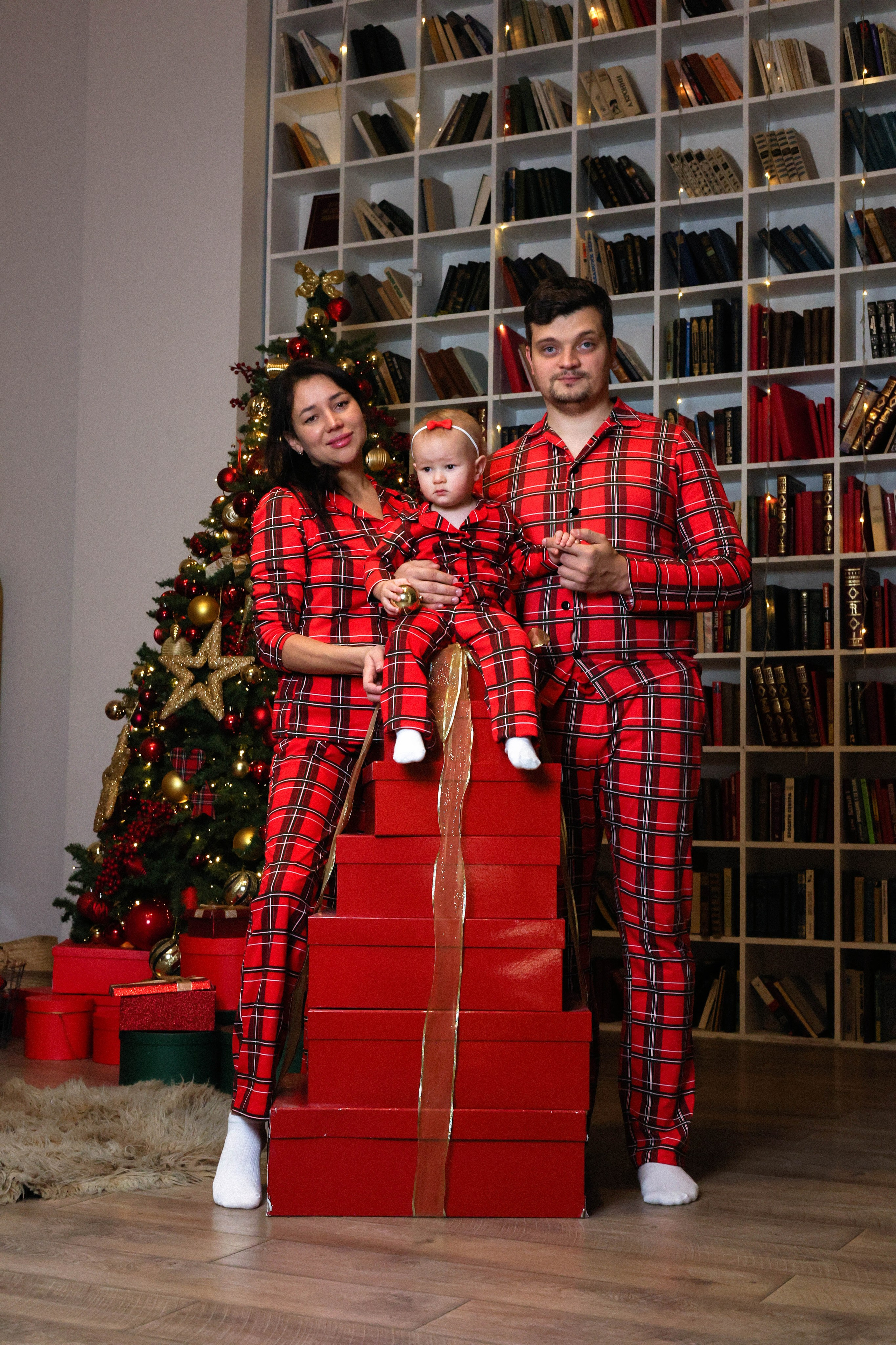 Новогодняя история «Наталья и ее семья». Фотограф в Москве Анастасия Калинина