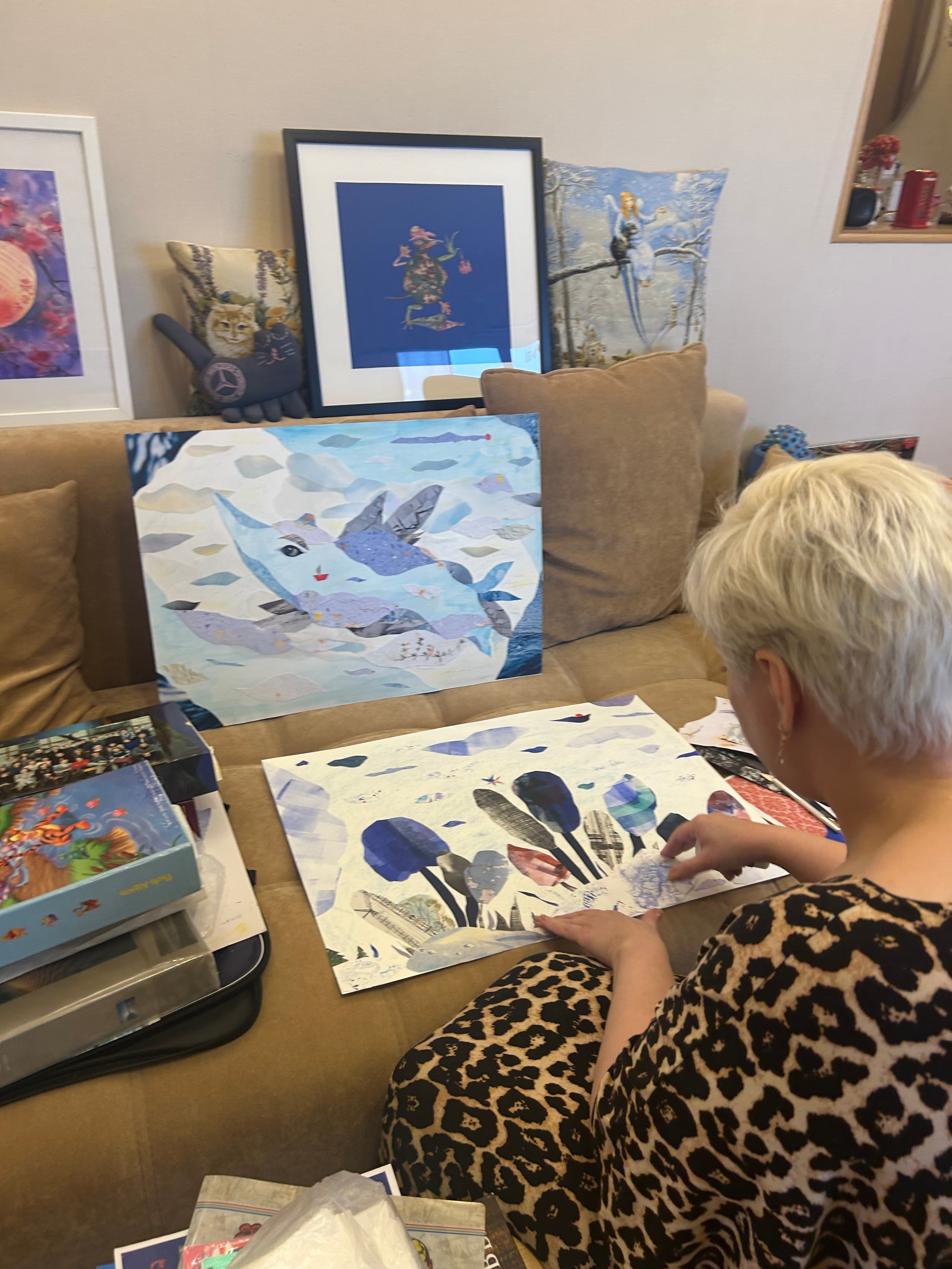 Коллажный клуб. Коллажи Анны Колесовой (Ню)