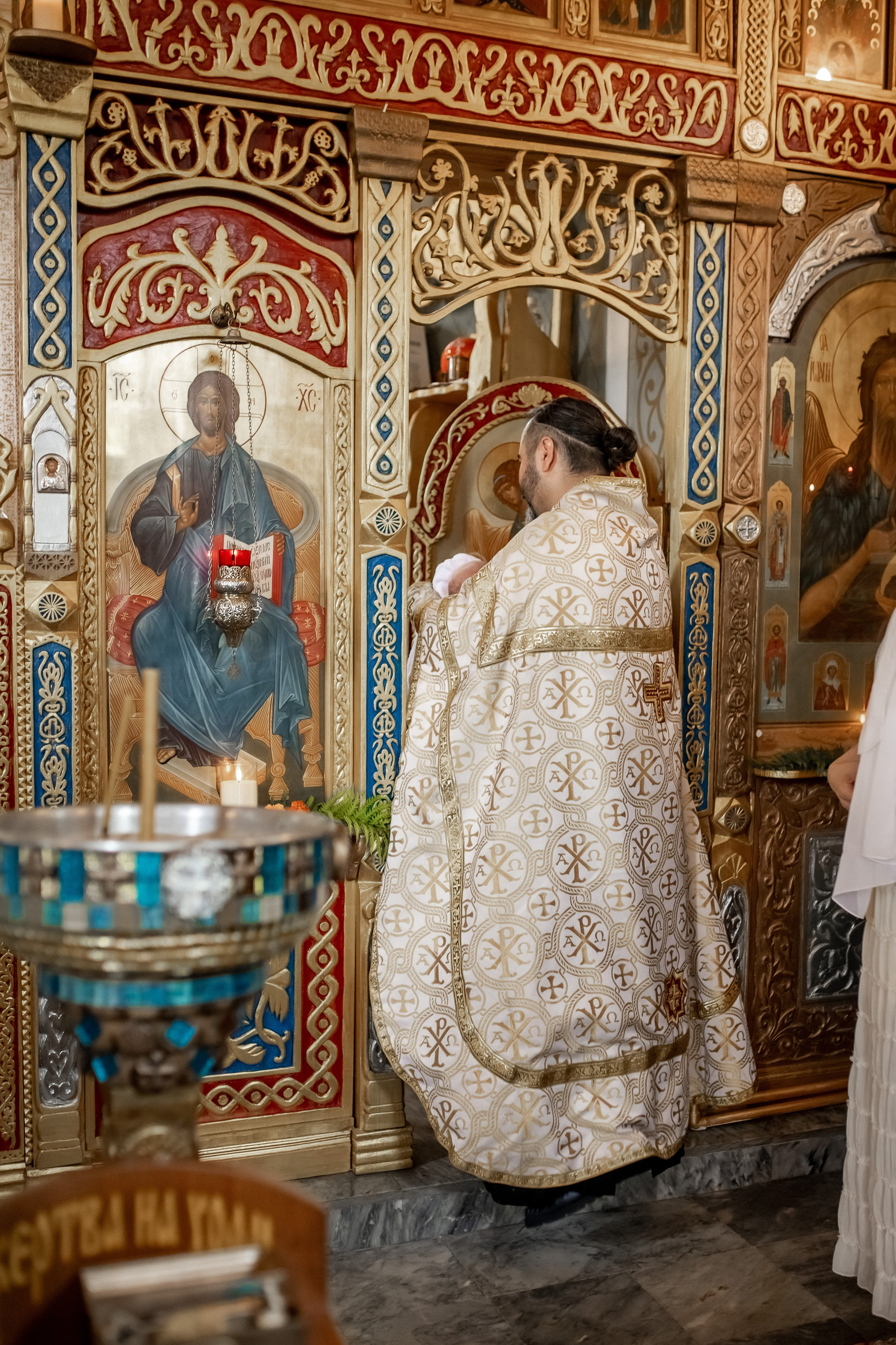 Крещение в Храме Усекновения гл.Иоанна-Предтечи д. Калиновка. Профессиональный фотограф, Москва |Видное Елена Елизарова