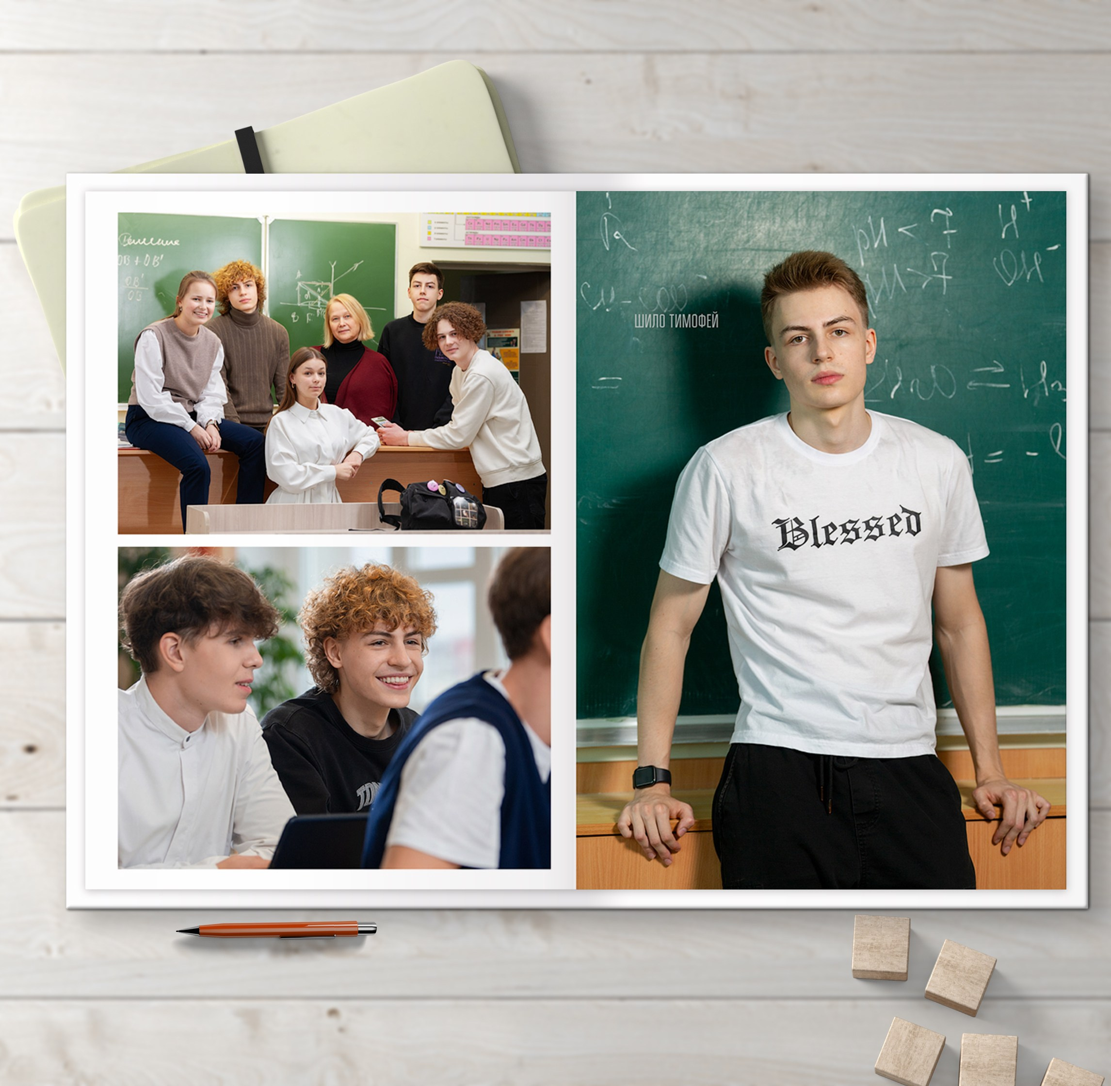 Альбомы для старшей школы. Школьный фотограф в Челябинске. Выпускные фотоальбомы