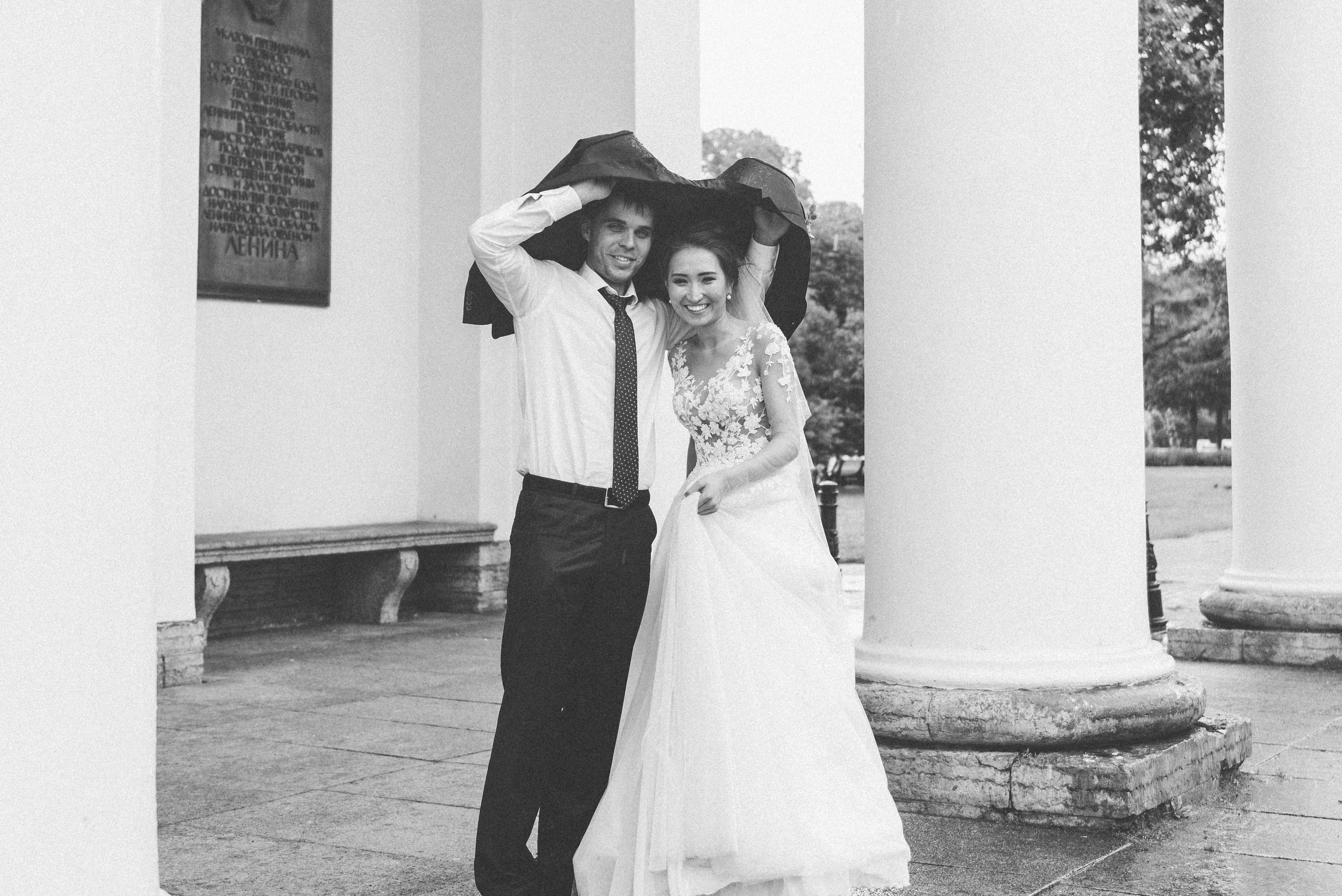 Свадьба для любителей ч/б фото. Артем и Айна. Свадебный и семейный фотограф София Невская