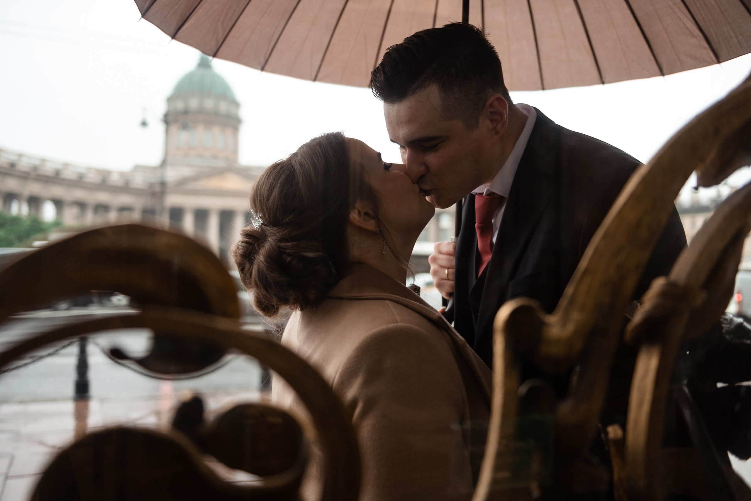 Любовь под дождем. Александр и Алена. Свадебный и семейный фотограф София Невская