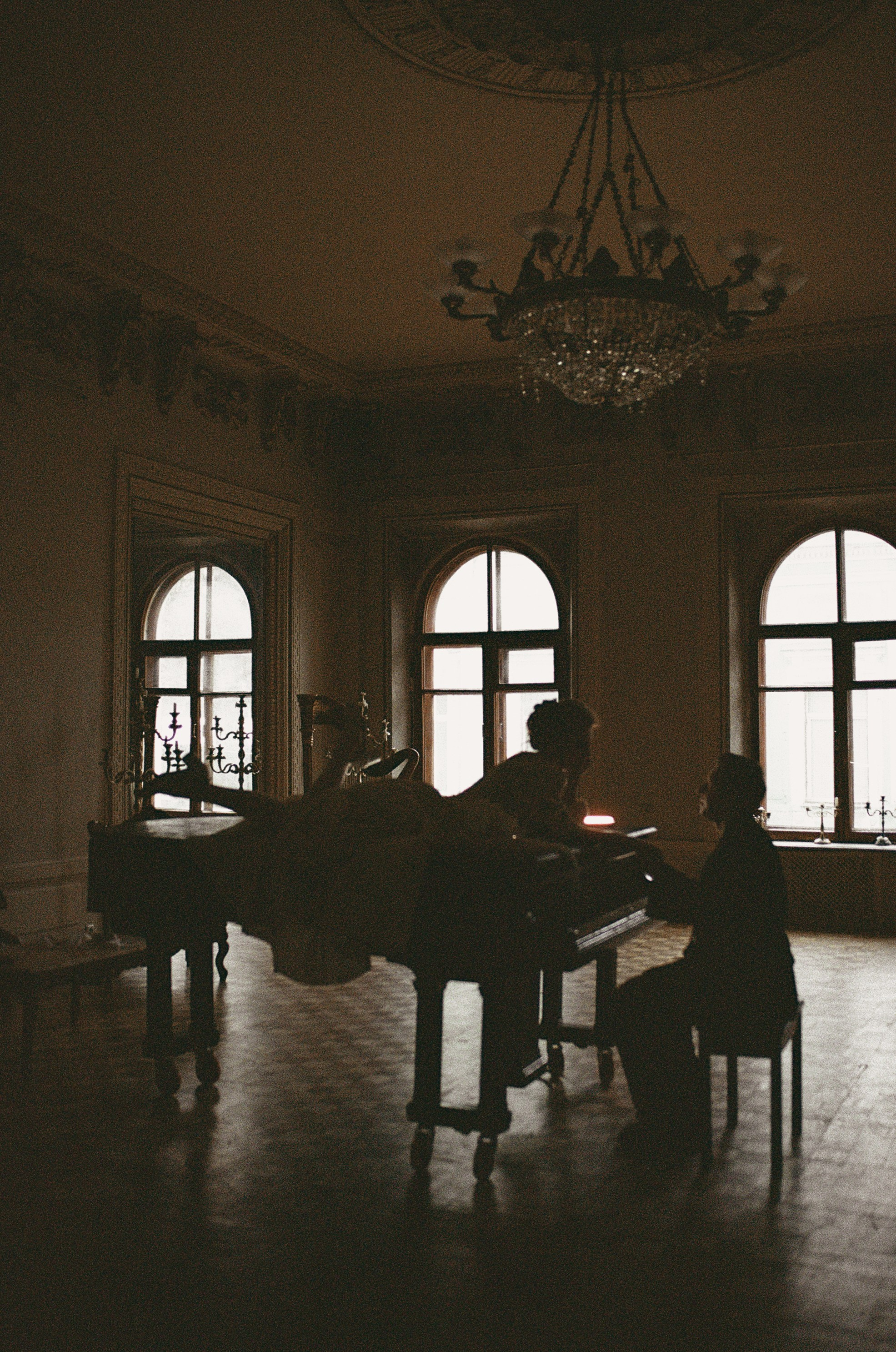 Алексей и Полина (пленка). Портретный фотограф в городе Москва — Деляна Мур