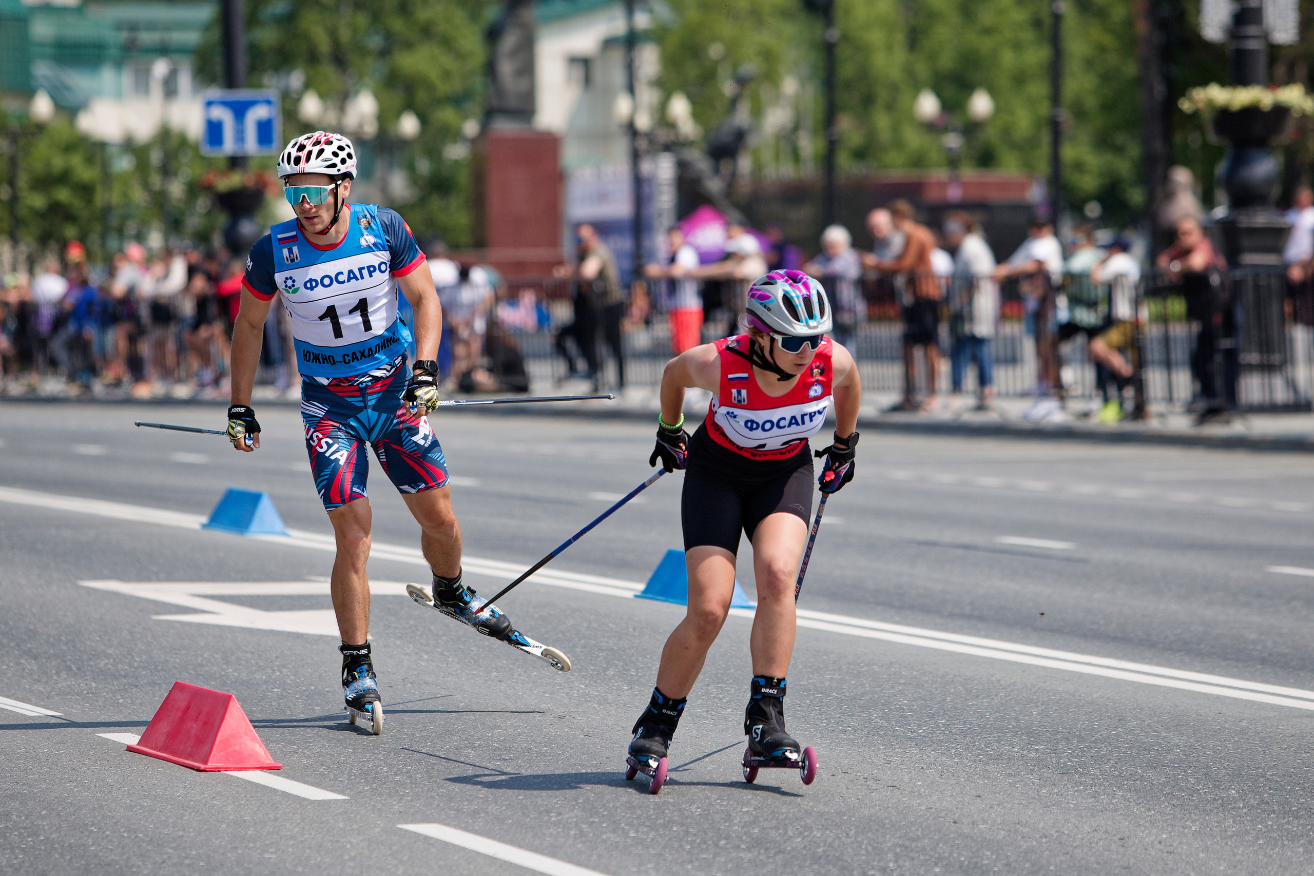II этап Кубка России по лыжероллерам. Кутузов Евгений Фотограф в Южно-Сахалинске