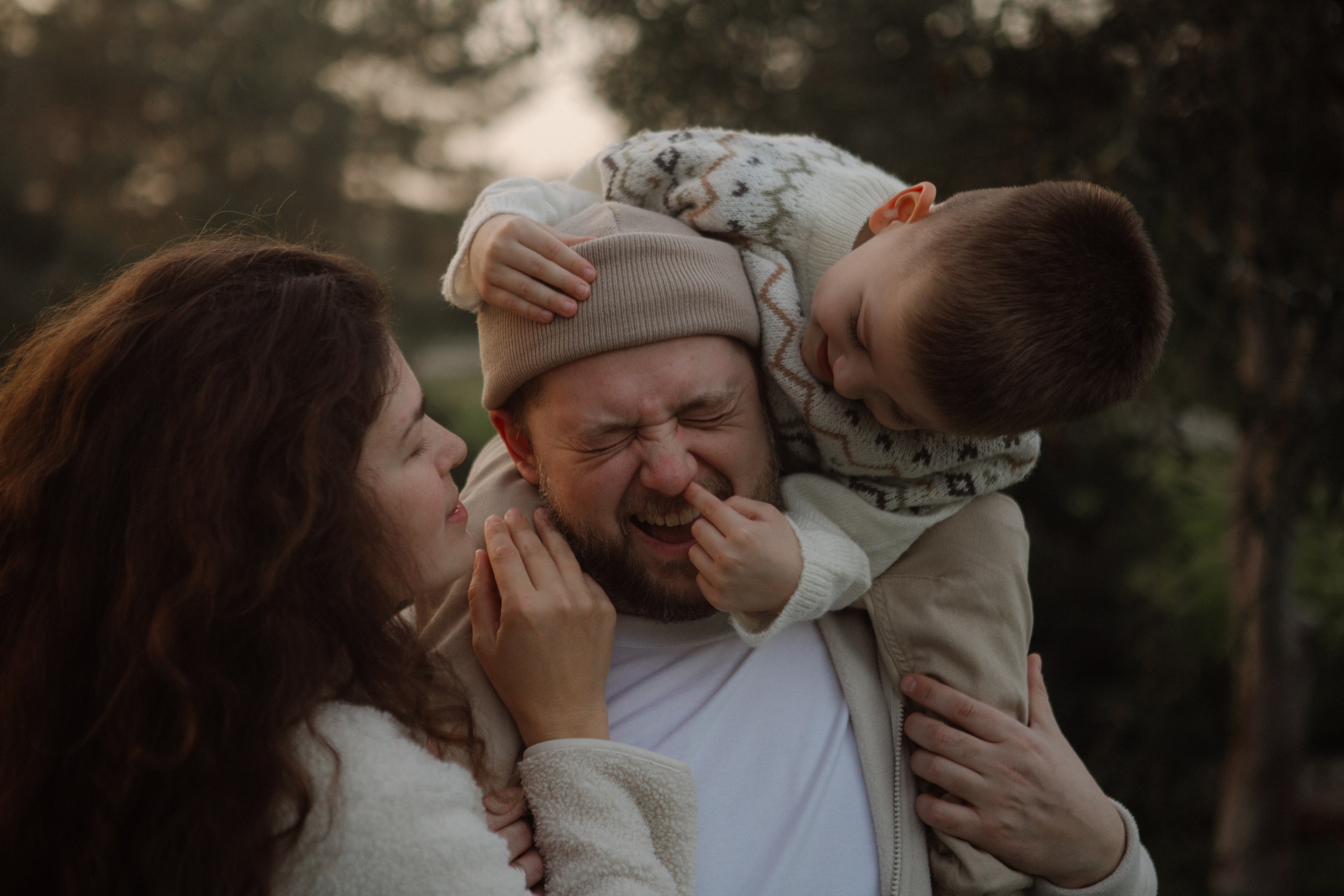 Anton + Nastya & Kirill. Portrait, family and pet photographer in Cyprus, Ksenia Bourdelle