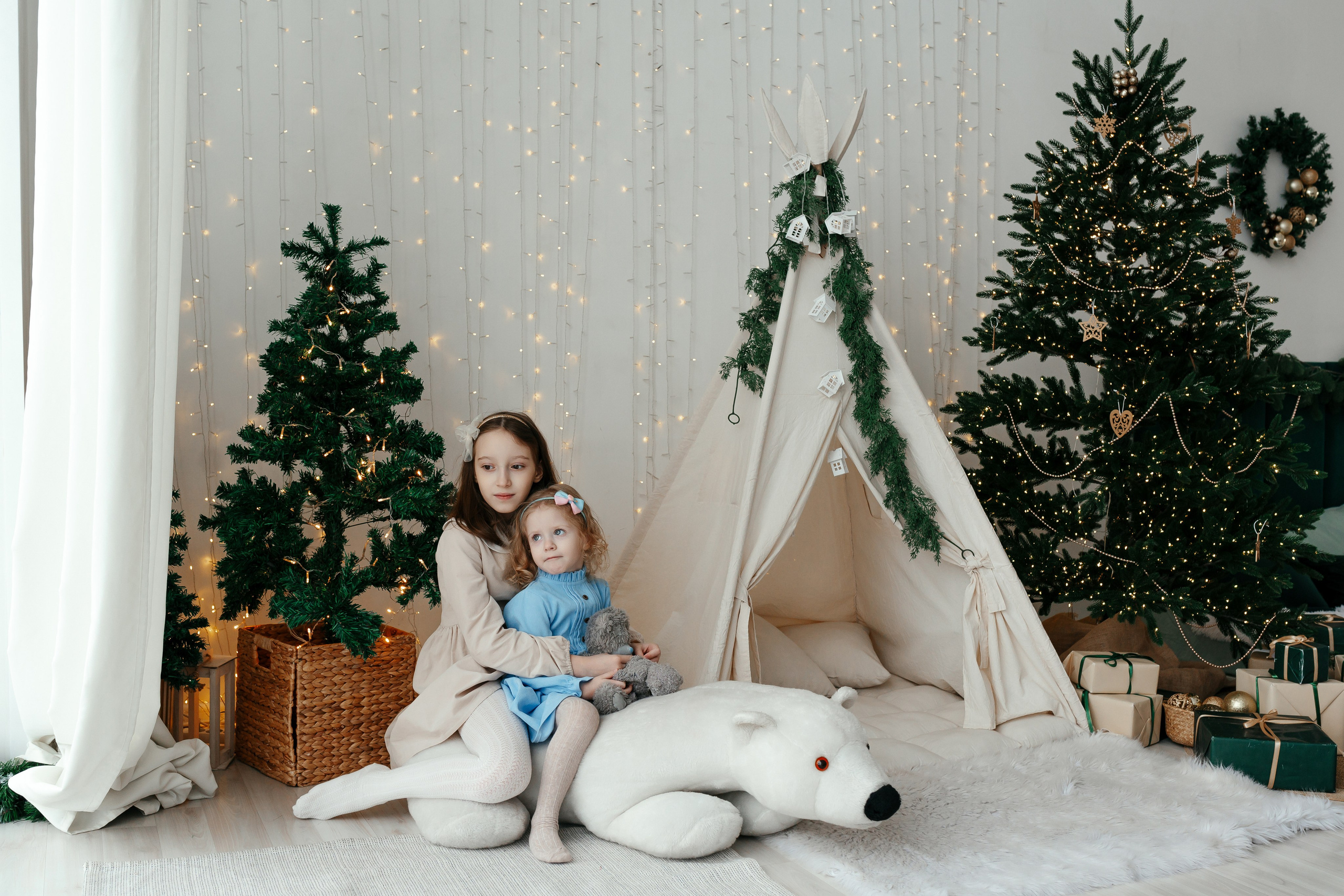 Новогодняя семейная фотосессия. Фотограф Ким Наталья в Красноярске