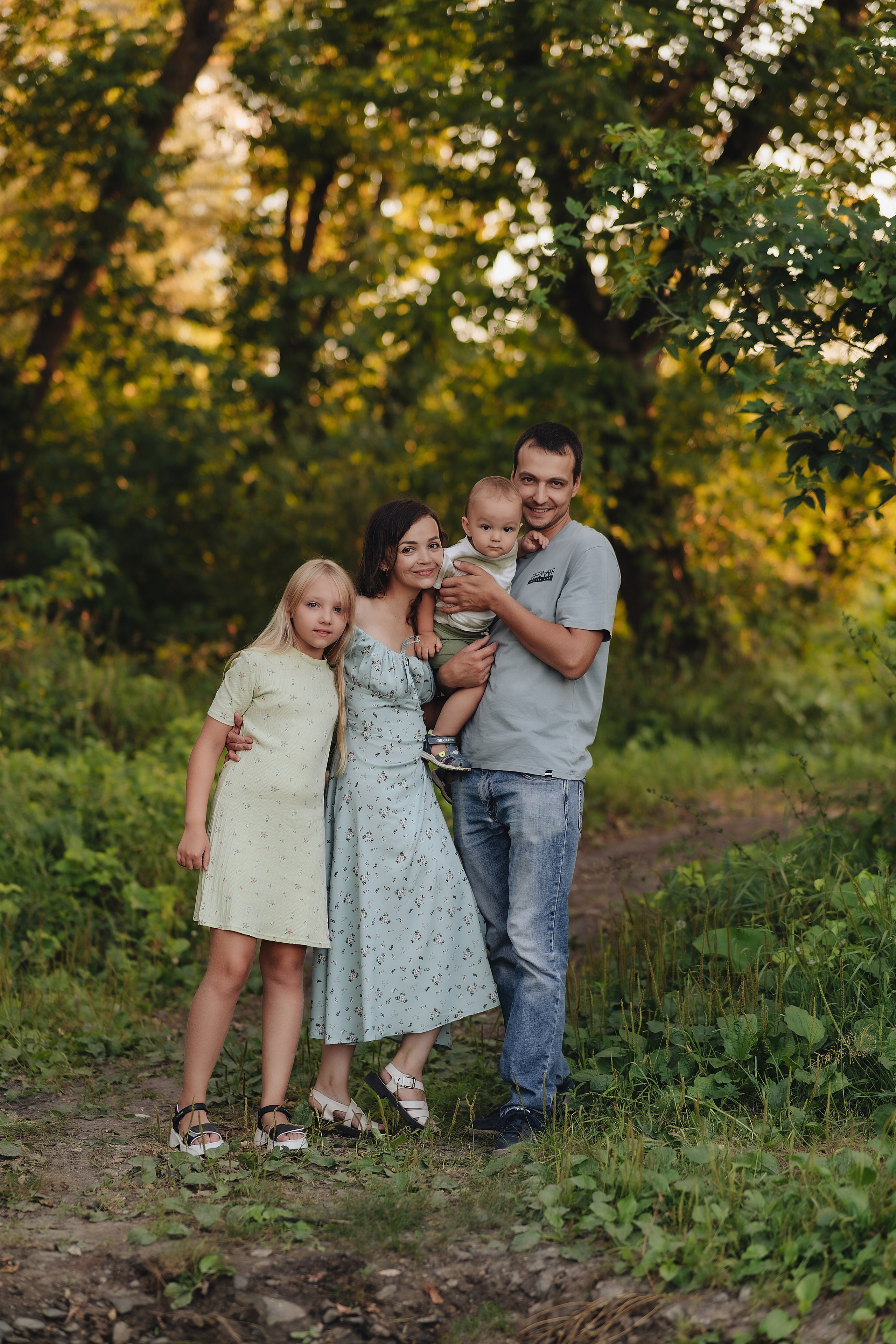 Семейная съемка на закате. Фотограф Карина Шмулёва. Воронеж и область