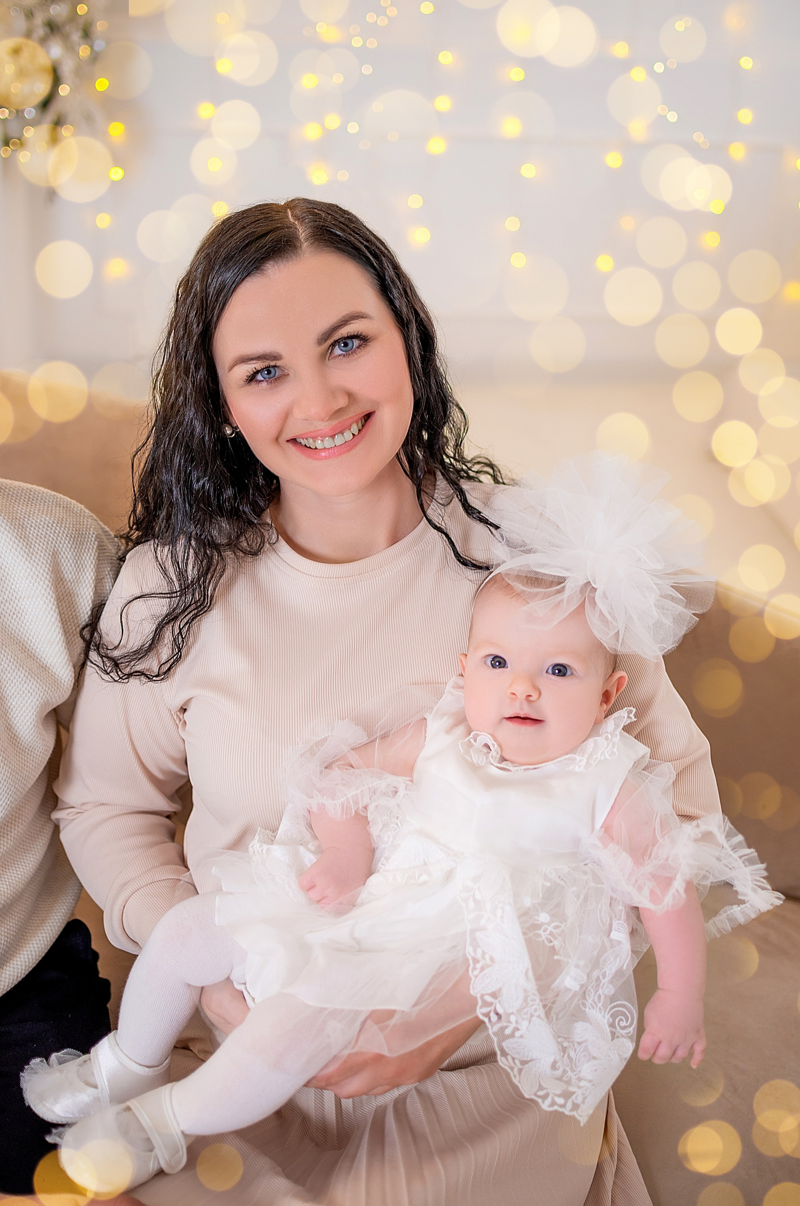 Новогодняя семейная фотосессия в Краснодаре 2023-2024. Фотограф новорожденных Краснодар Малышенко Надежда