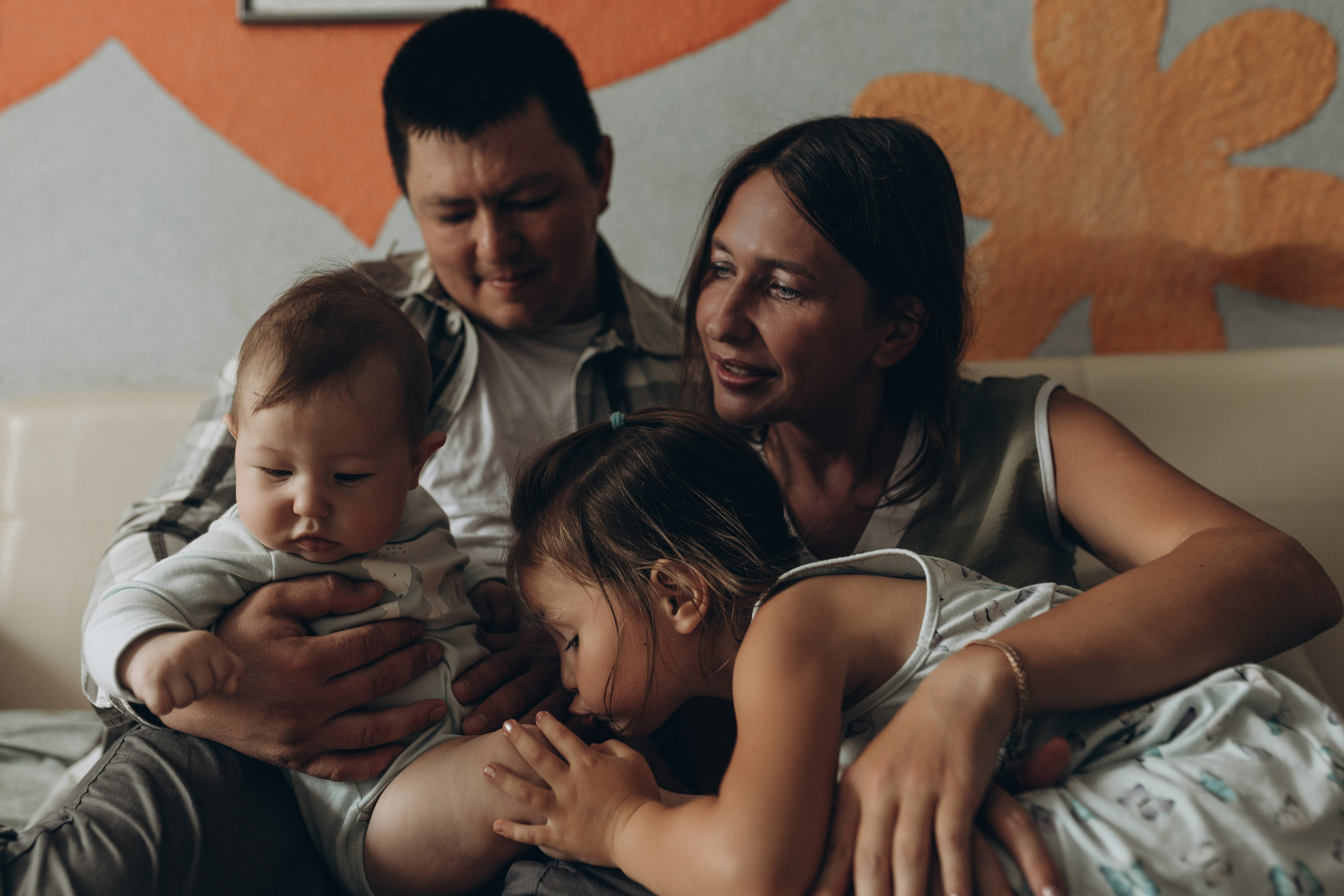 Мари, Женя, Поля и маленький Никитка. Свадебный и семейный фотограф в Магнитогорске Катя Буряк