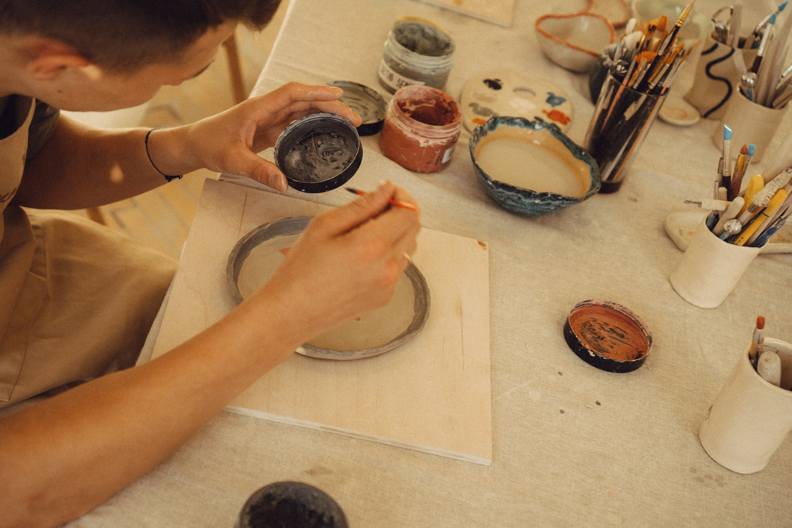 Любовь в студии лепки. Профессиональный фотограф, Санкт-Петербург — Виктория Богомолова