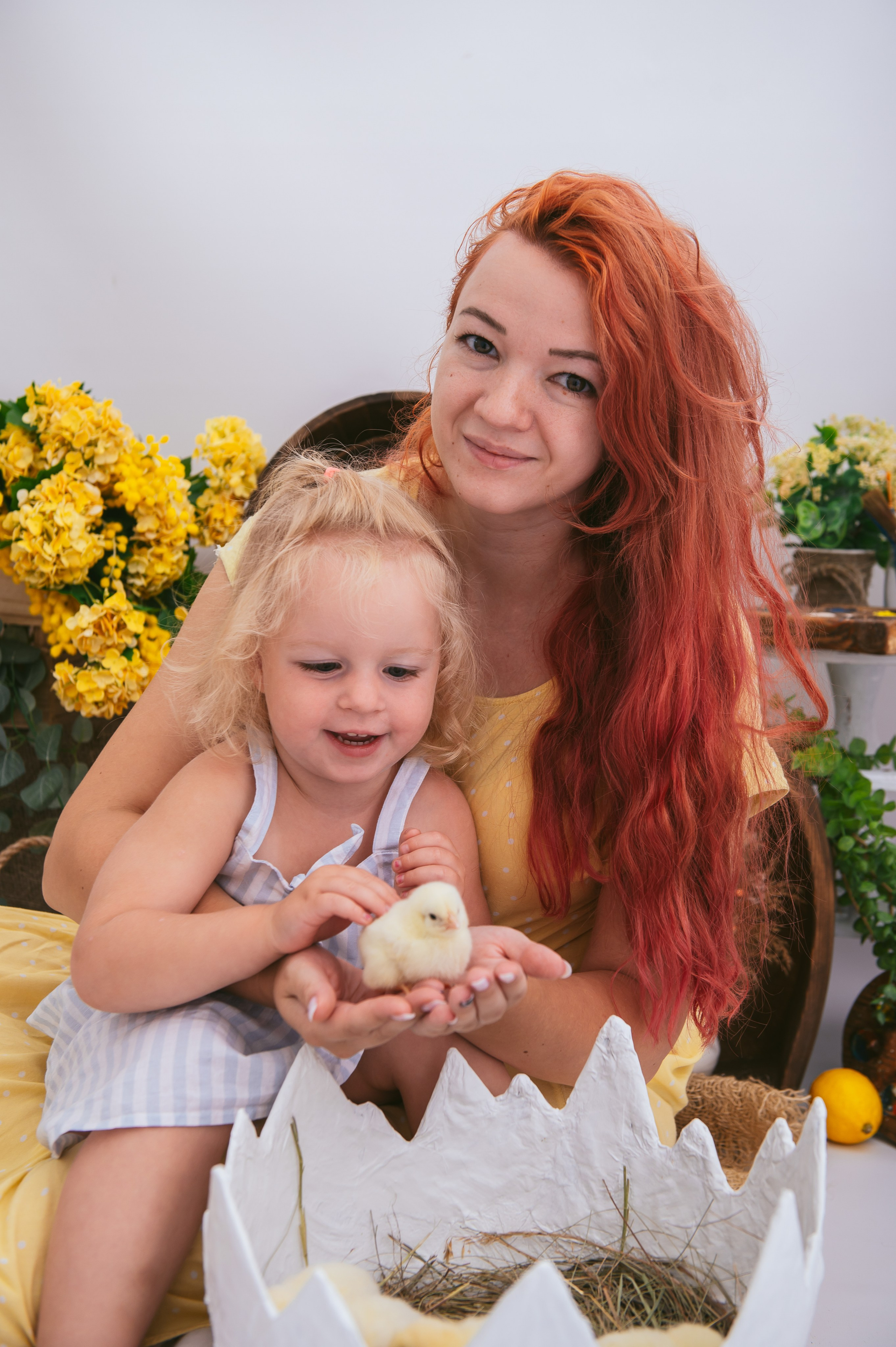 Цыплята. Детский фотограф Магадан