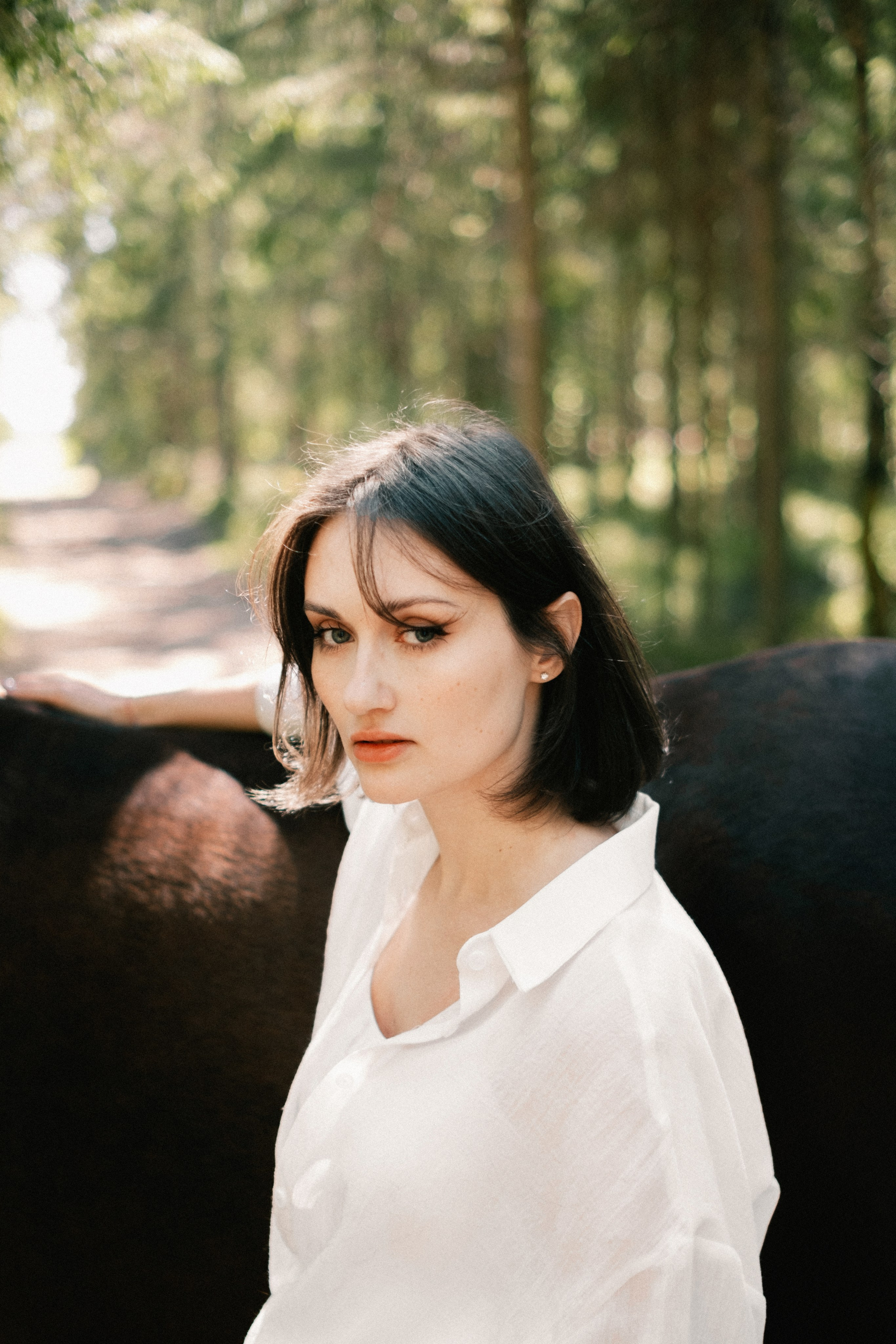 Наташа. Съёмка с лошадкой. Lickord