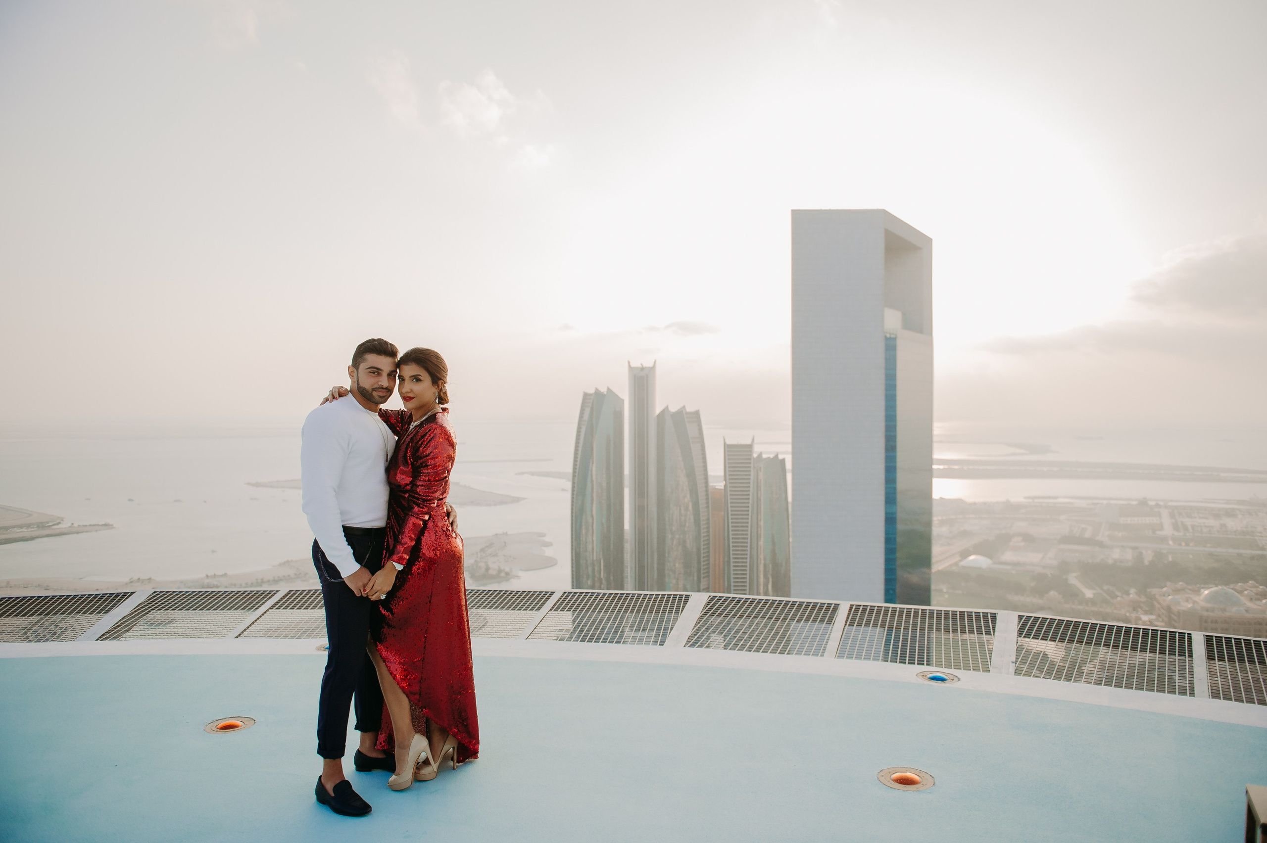 Love Story на высоте (Абу Даби). Фотограф в Москве и Санкт-Петербурге Дарина