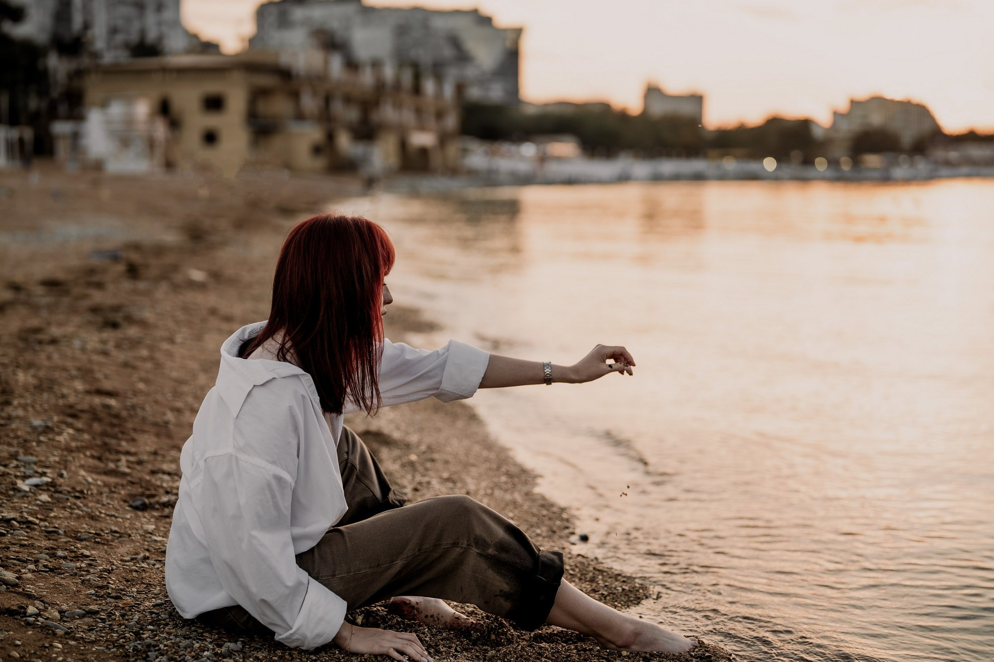 Фотосессия у моря, осень в Геленджике — фотограф Жанна Шестопалова