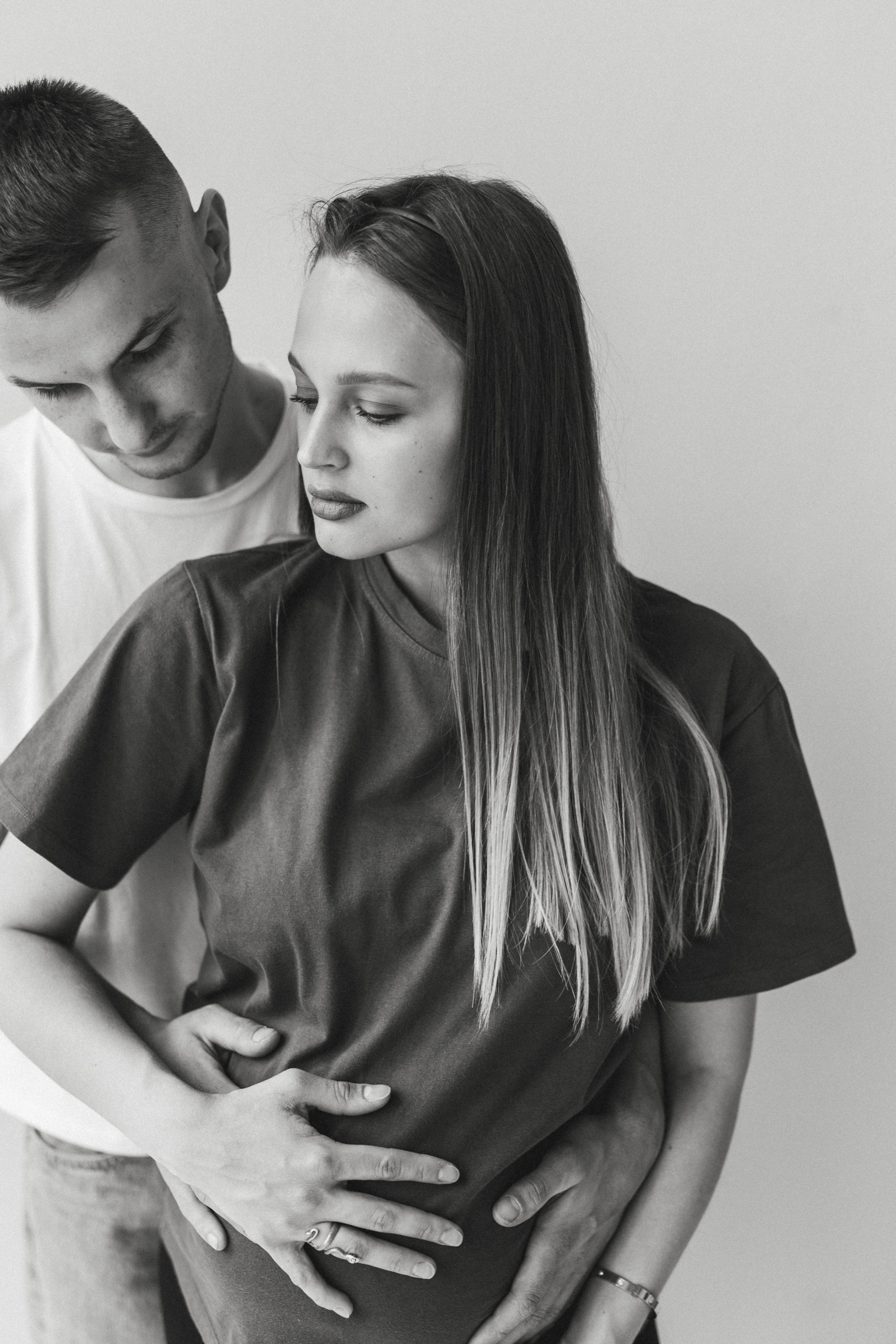 Беременность в интерьерном зале. Семейный фотограф Обнинск