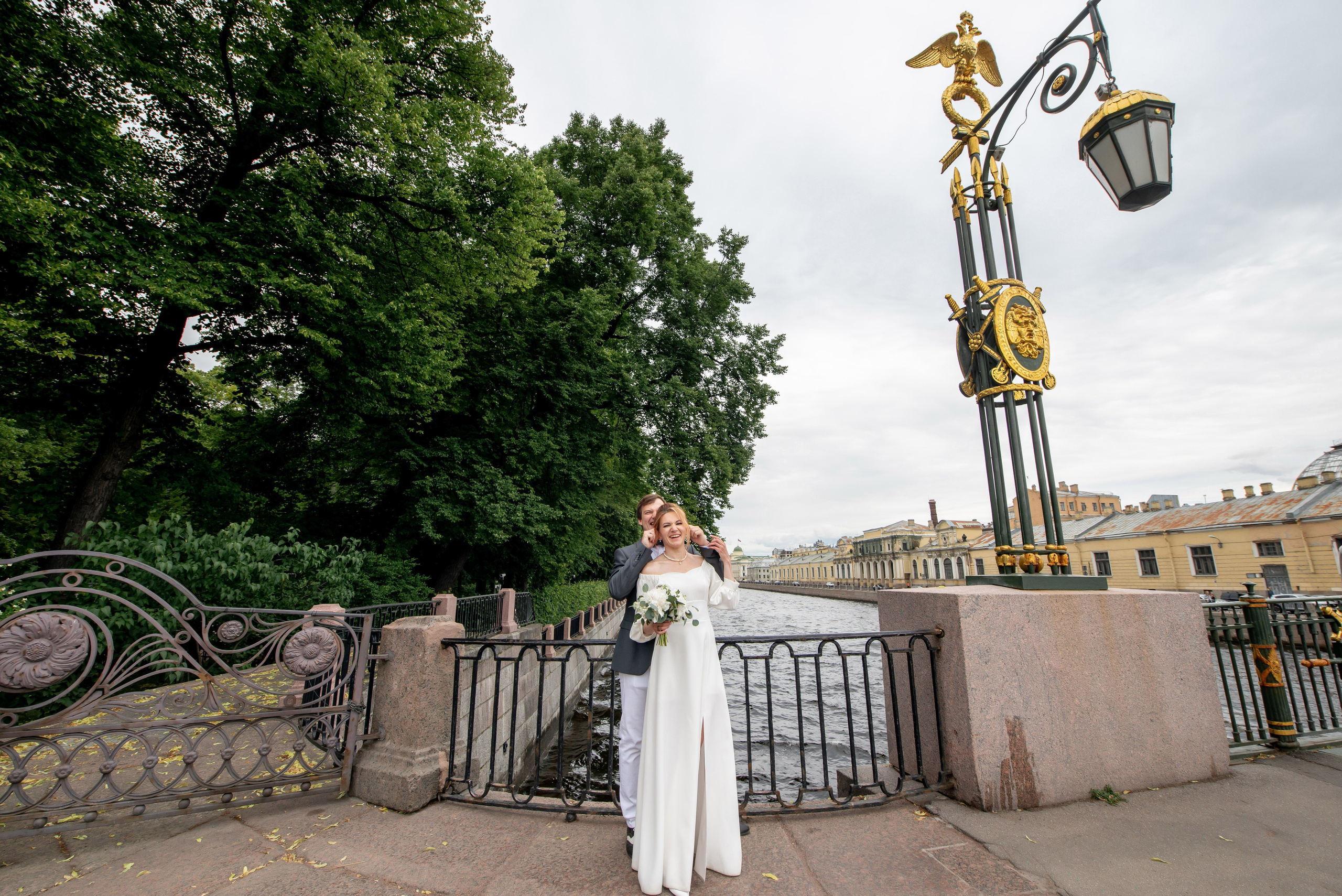 Юля и Даниил (свадебная фотосессия в Парке Победы и у Инженерного замка). Портретный, семейный и свадебный фотограф в Санкт-Петербурге и в Пушкине Ширяев Денис
